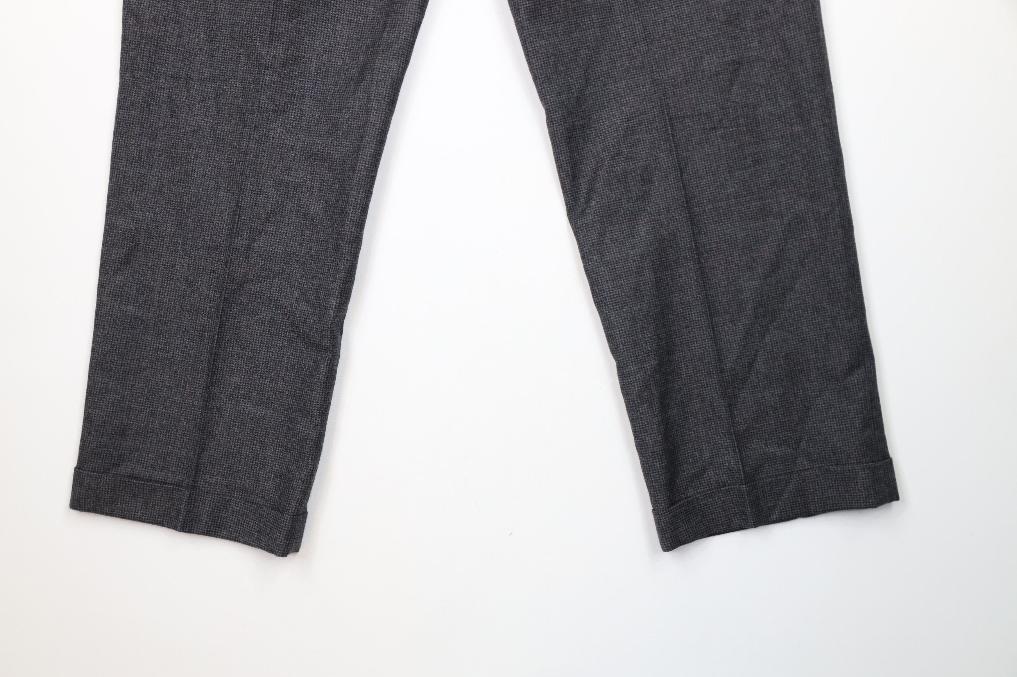 Ralph Lauren × Vintage Vintage Ralph Lauren Houndstooth Wide Leg Chino Pants Size US 34 / EU 50 - 11 Thumbnail