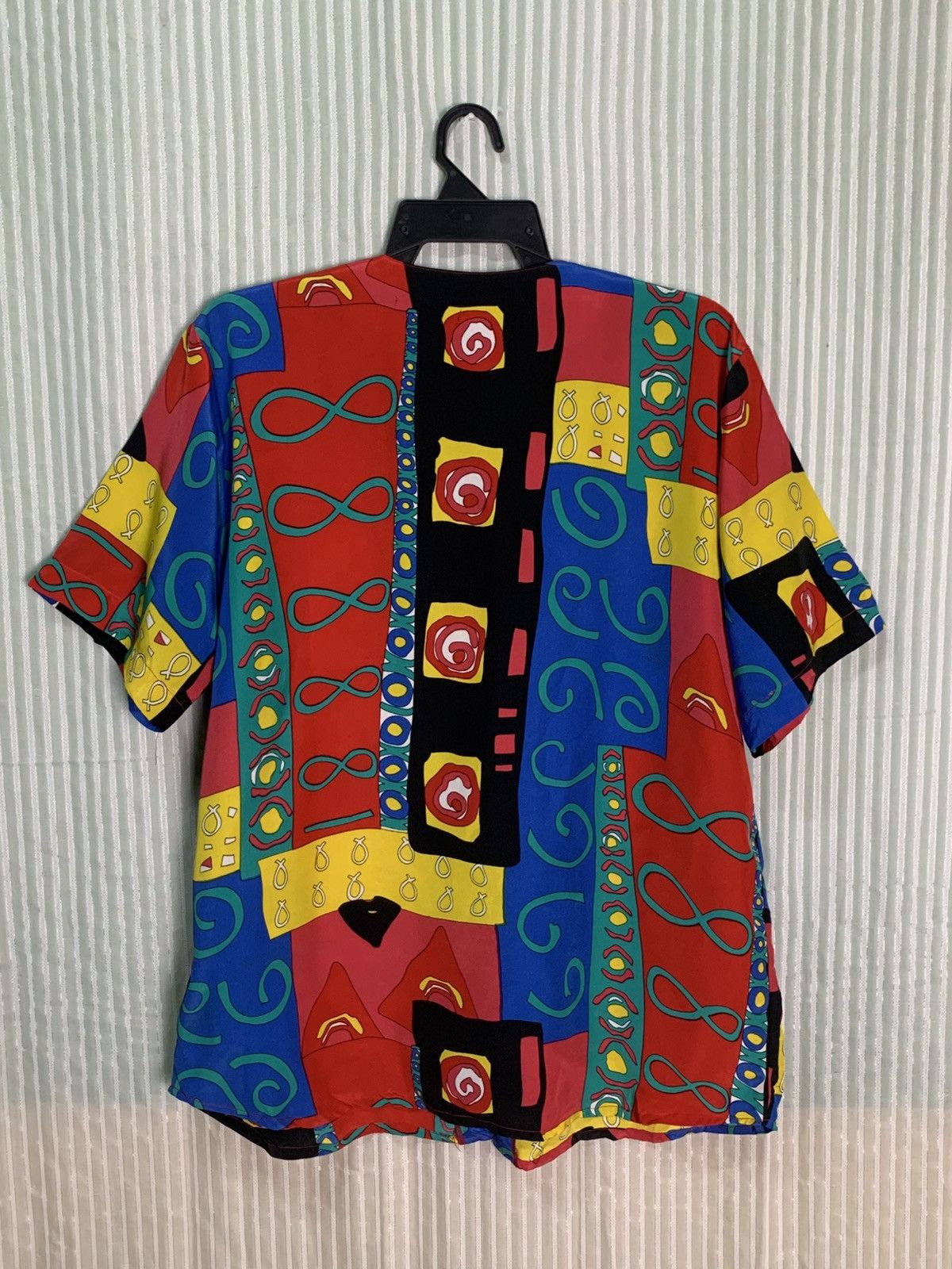 Stadium Goods Rare Design Vintage Stadium Short Sleeved Button Down Blouse Size L / US 10 / IT 46 - 2 Thumbnail