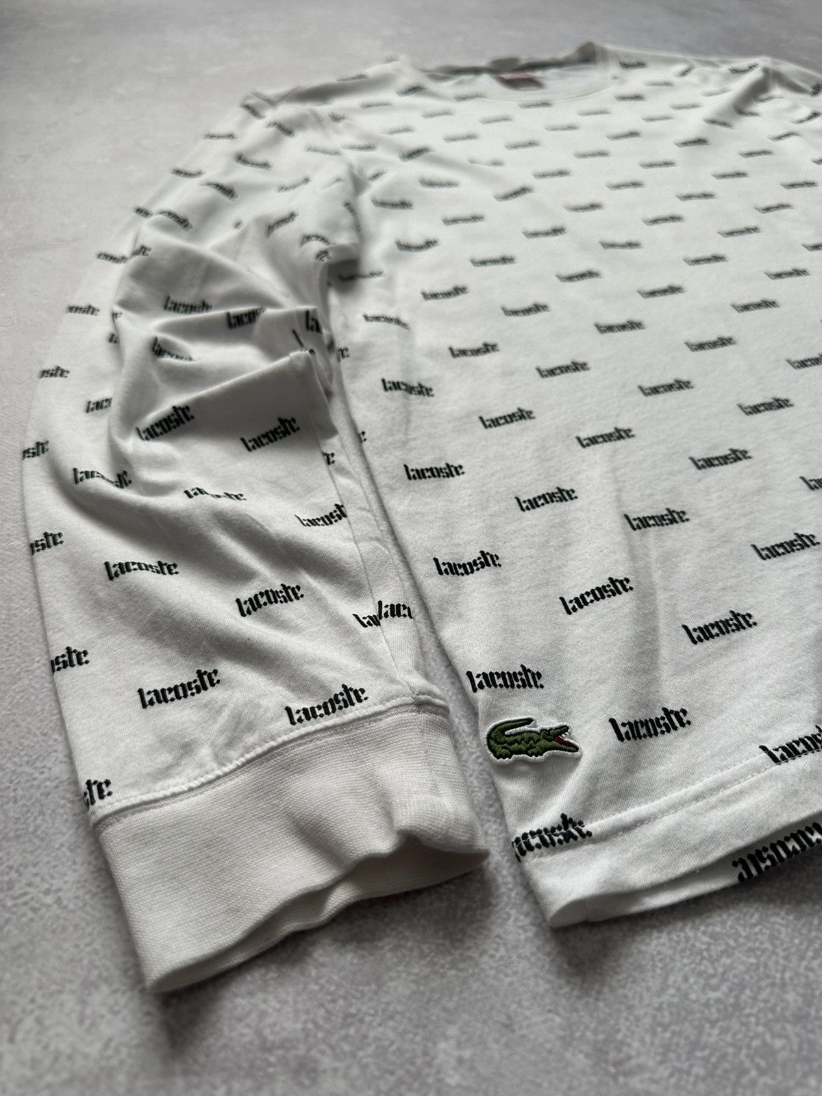Designer × Lacoste Long sleeve T-shirt Lacoste Live Size XL Monogram Size US XL / EU 56 / 4 - 2 Thumbnail