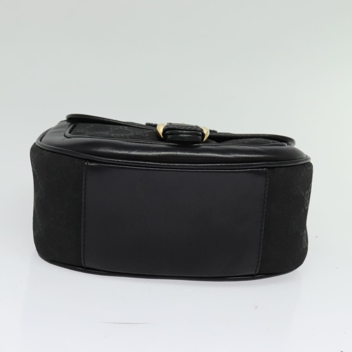 Gucci GUCCI GG Canvas Hand Bag Black Gold 000 2058 000 2058 Size ONE SIZE - 21 Thumbnail