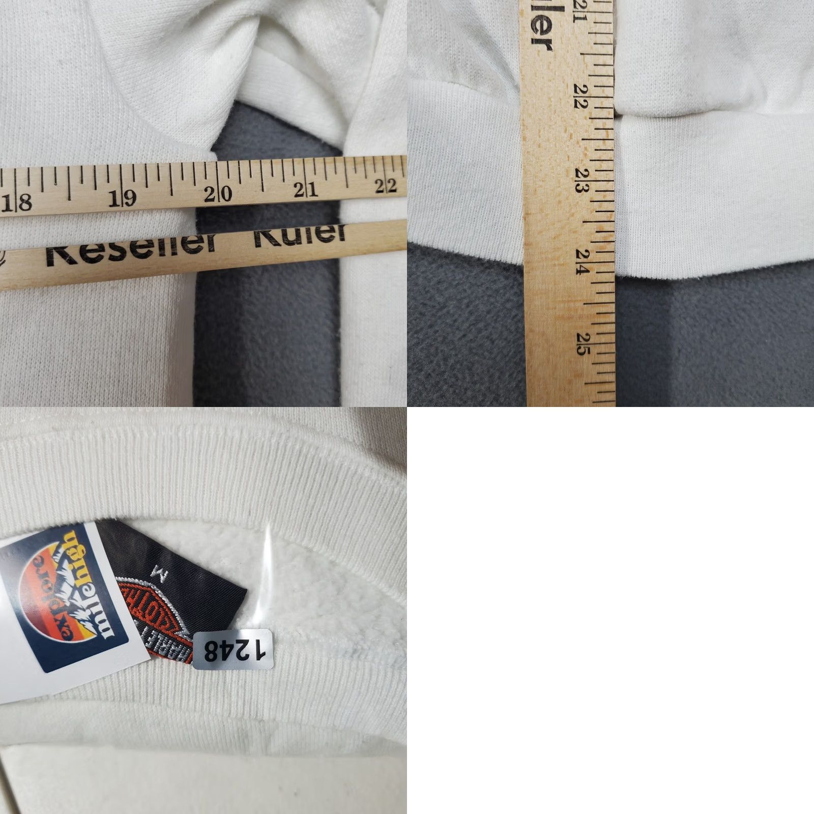 Harley Davidson VINTAGE Harley Davidson Sweatshirt Adult Medium White 1991 Eagle WI Size US M / EU 48-50 / 2 - 9 Thumbnail