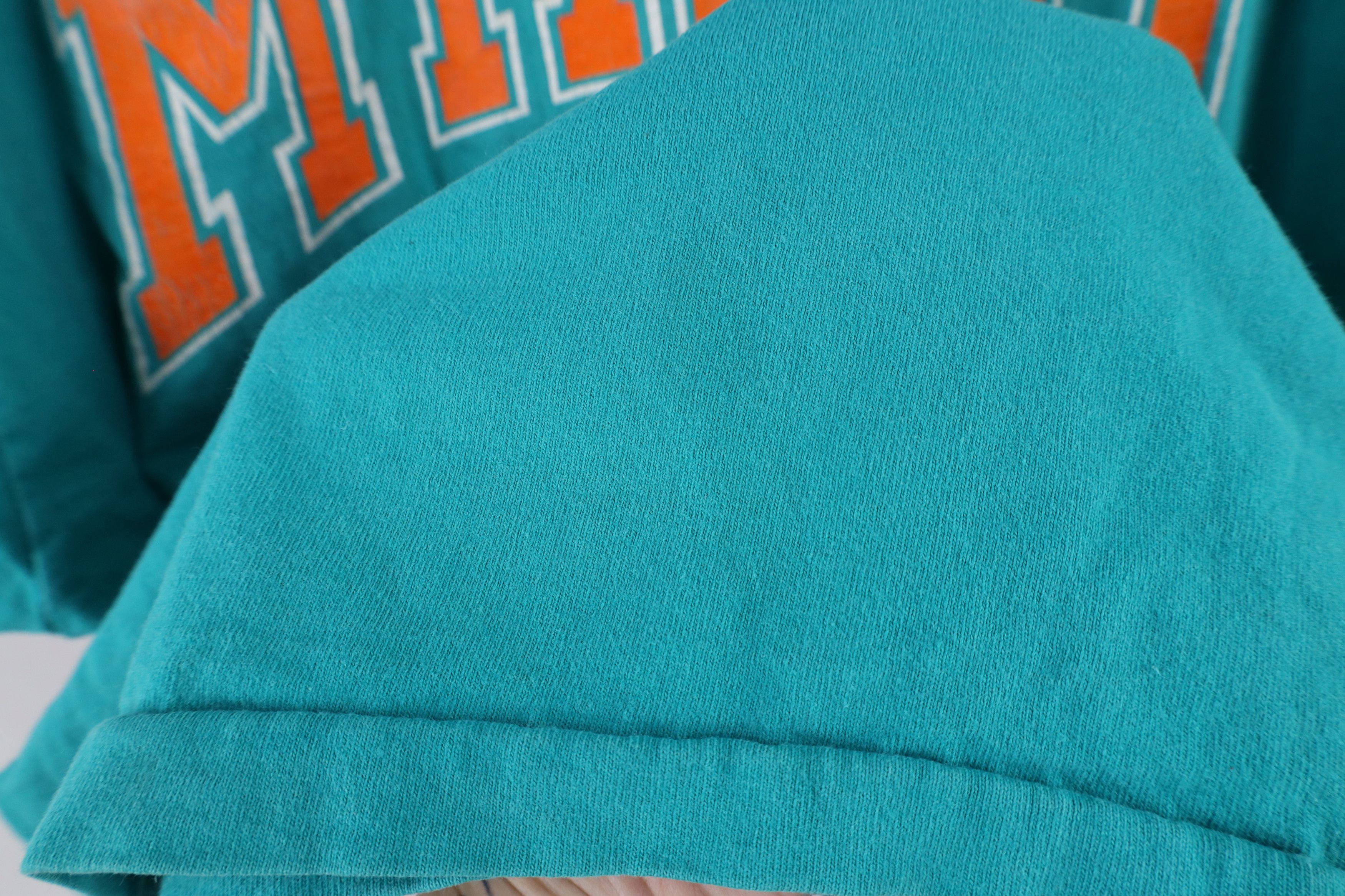 Vintage Vintage 90s Miami Dolphins Football Short Sleeve T-Shirt Size US XL / EU 56 / 4 - 6 Thumbnail