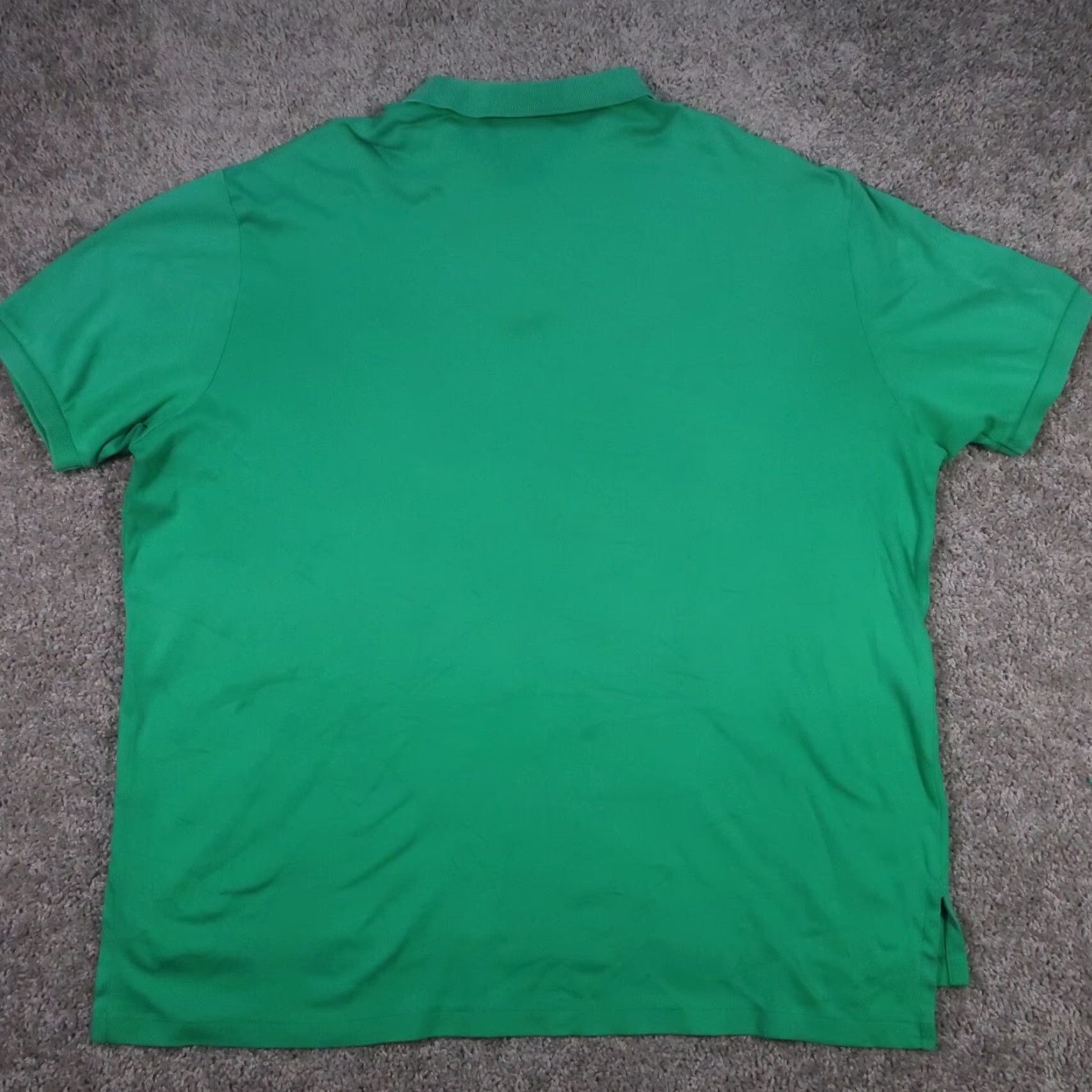 Polo Ralph Lauren Polo Ralph Lauren Polo Shirt Mens 2XL Green Striped Knit Short Sleeve Collared Button Polo Shirt Logo Casual Size US XXL / EU 58 / 5 - 3 Thumbnail