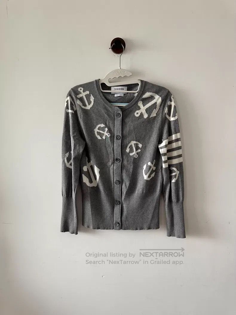 Thom Browne Thom Browne Anchor Knit Cardigan Size XS / US 0-2 / IT 36-38 - 1 Thumbnail