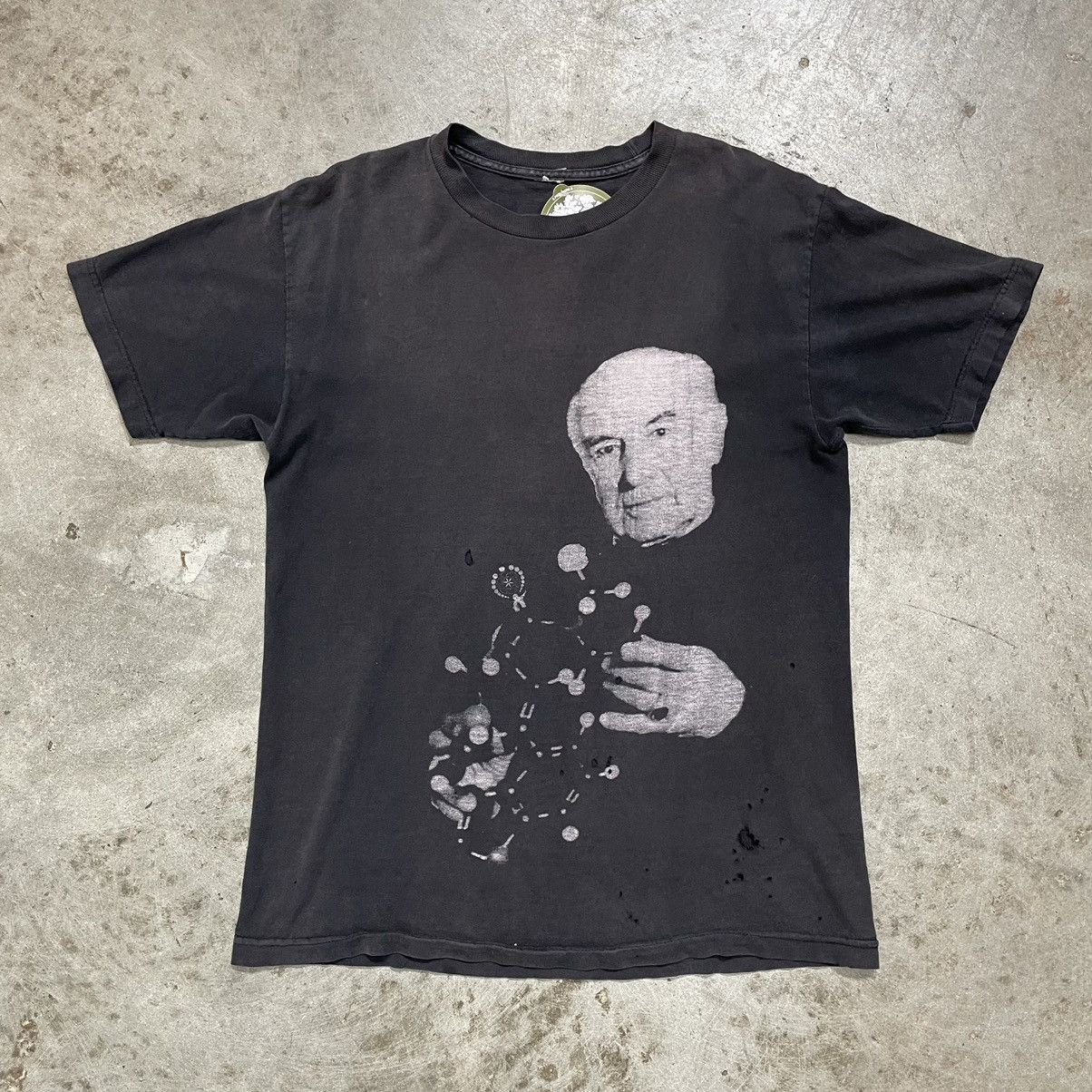 image of Albert Hoffman Lsd Portrait Science Drug Art in Black, Men's (Size Medium)
