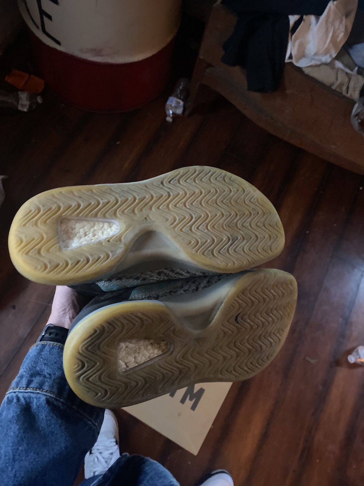 Yeezy Yeezy Qtnm Teal Blue Size US 8 / EU 41 - 3 Thumbnail
