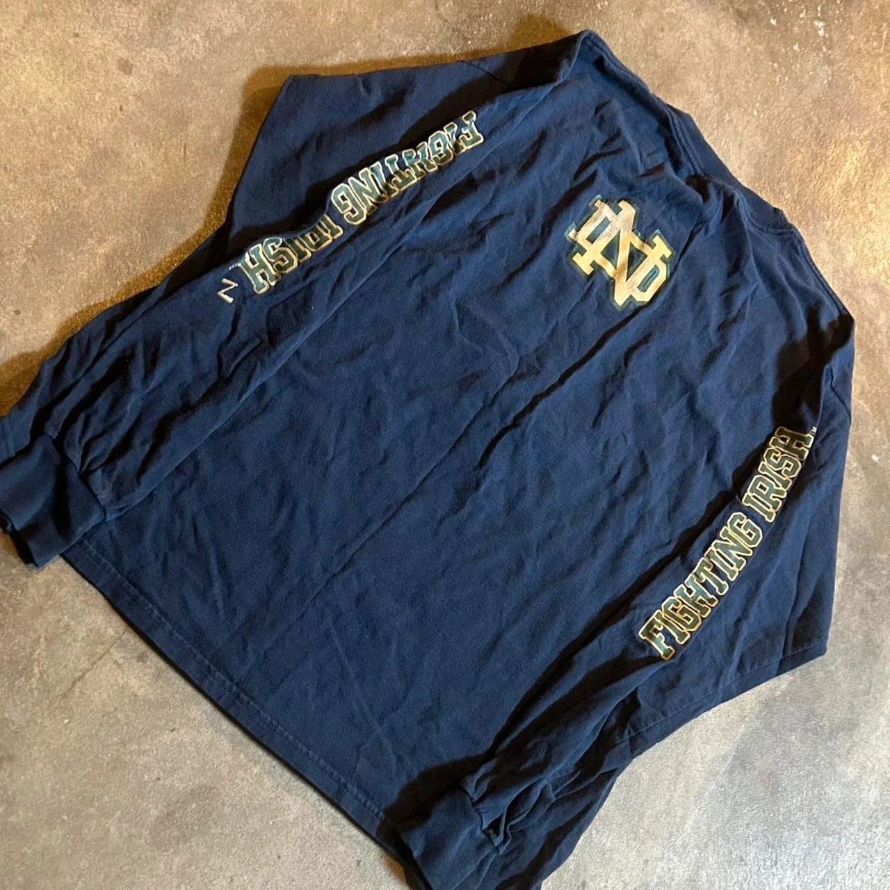 Zephyr Navy blue Notre Dame Fighting Irish long sleeve Size US XL / EU 56 / 4 - 2 Thumbnail