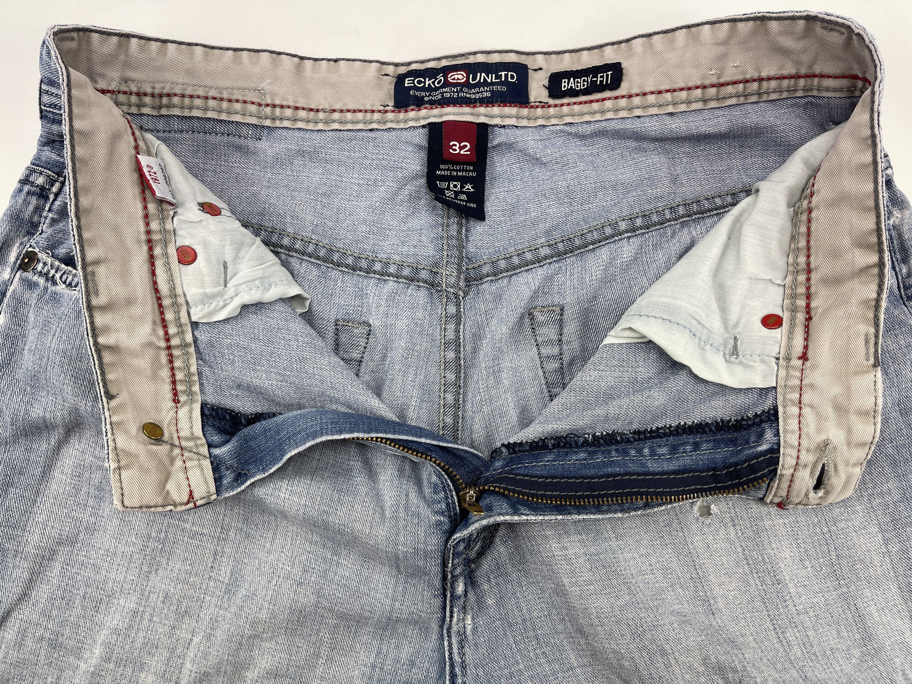 Ecko Unltd. Ecko Unltd jeans shorts, vintage baggy 90s hip-hop Y2K 32 Size US 32 / EU 48 - 10 Thumbnail