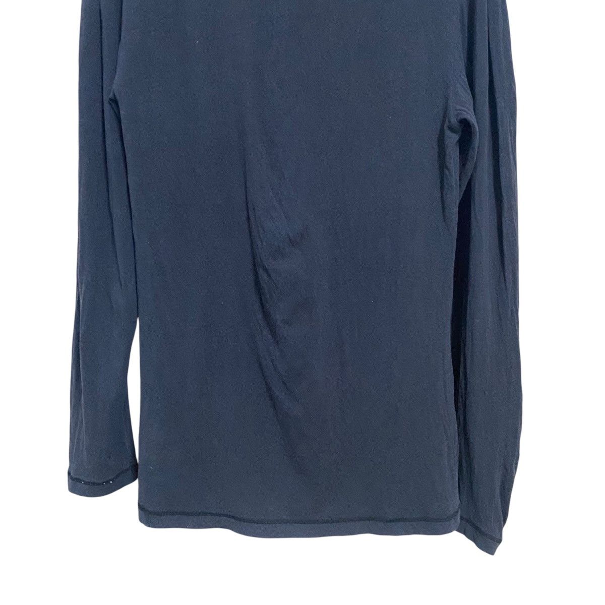 Celine Vintage Celine Navy Longsleeve Shirt Size US M / EU 48-50 / 2 - 10 Thumbnail