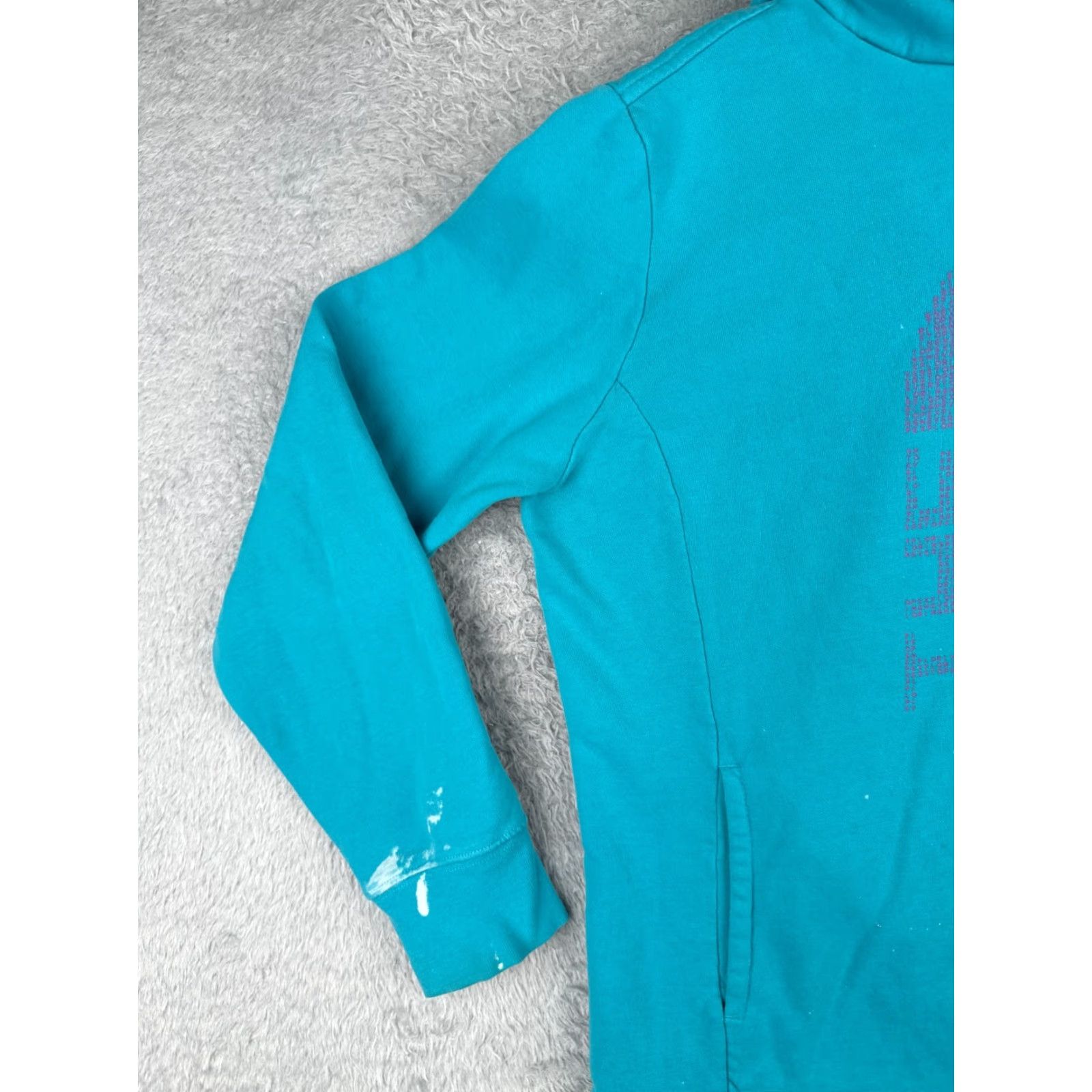 The North Face The North Face Hoodie Womens XL Blue Pullover Cotton Blend Size XL / US 12-14 / IT 48-50 - 3 Thumbnail