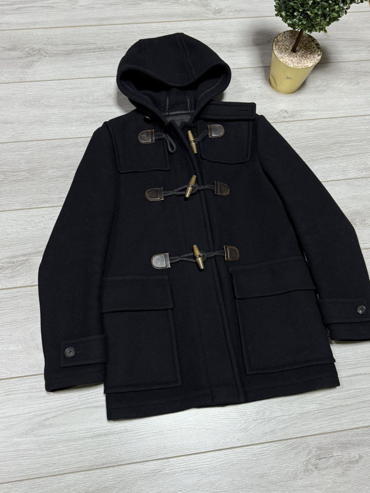 Prada Prada duffle toggle coat hooded wool vintage Size US M / EU 48-50 / 2 - 4 Thumbnail