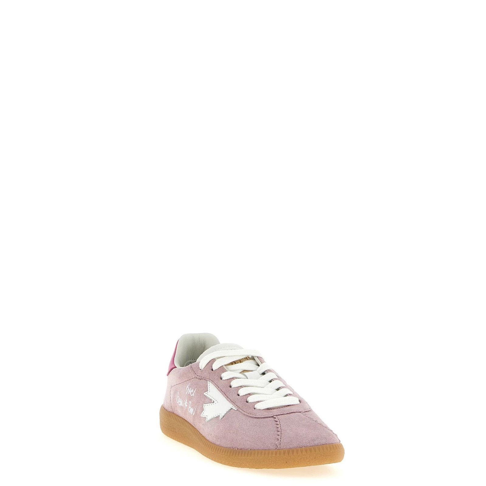 Dsquared2 DSQUARED2 Rebels Pink Leather Sneakers New & Authentic (Wome Size US 7.5 / IT 37.5 - 3 Thumbnail