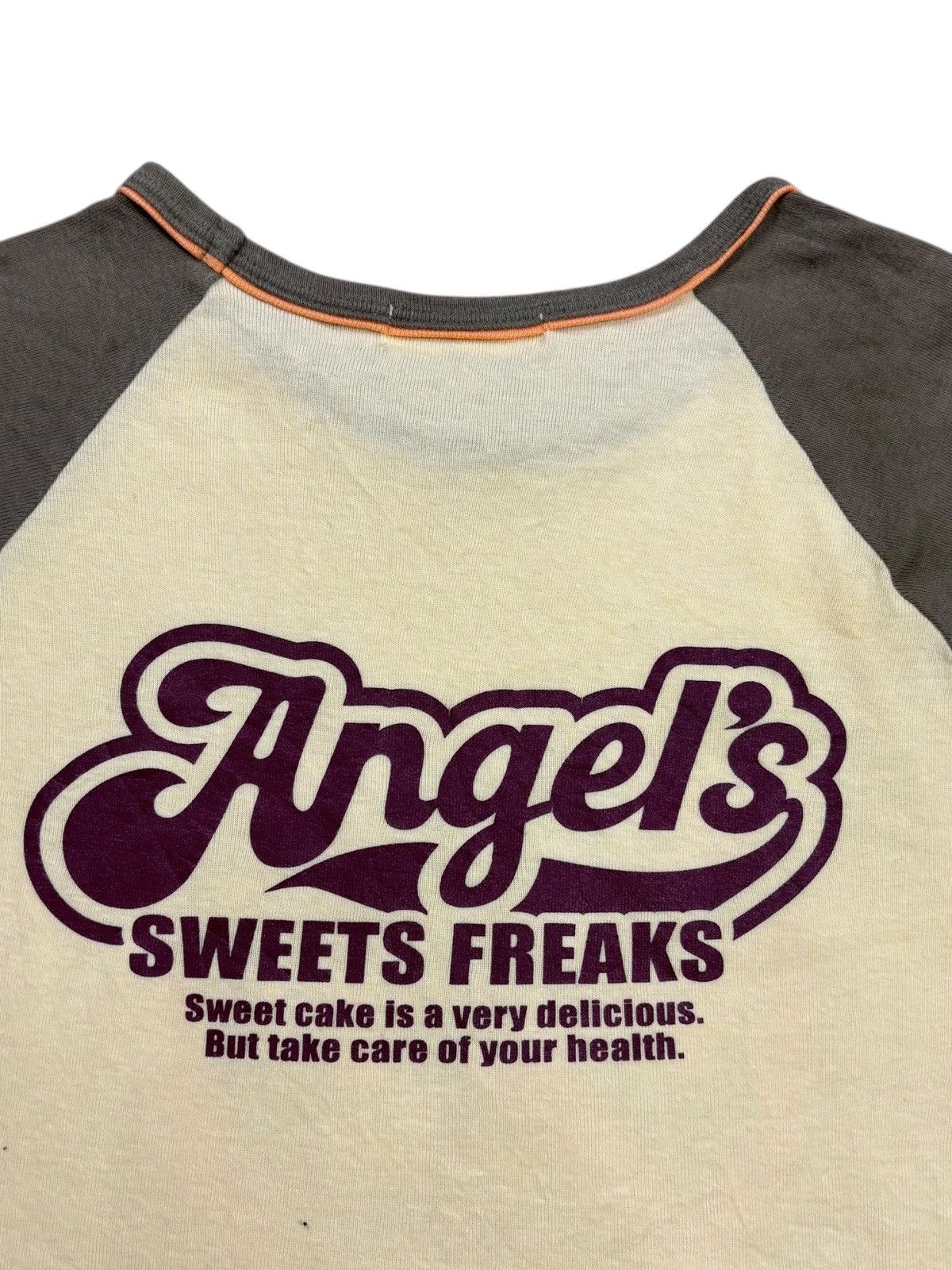 Angel Blue 2000s Angel Blue - Don't Eat Too Much Baby Tee Size M / US 6-8 / IT 42-44 - 3 Thumbnail