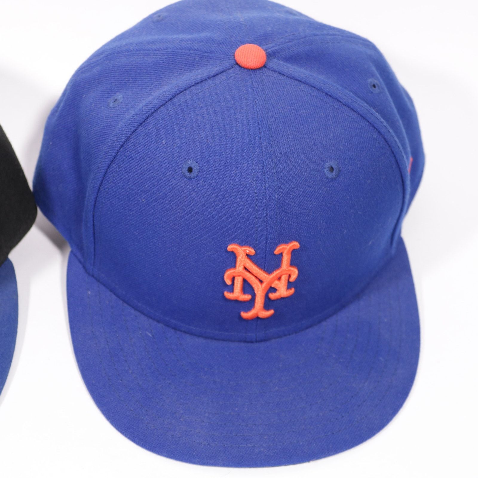 New Era 4x New York Mets Fitted Hats NY Blue Black Red New Era Size 38 - 2 Thumbnail