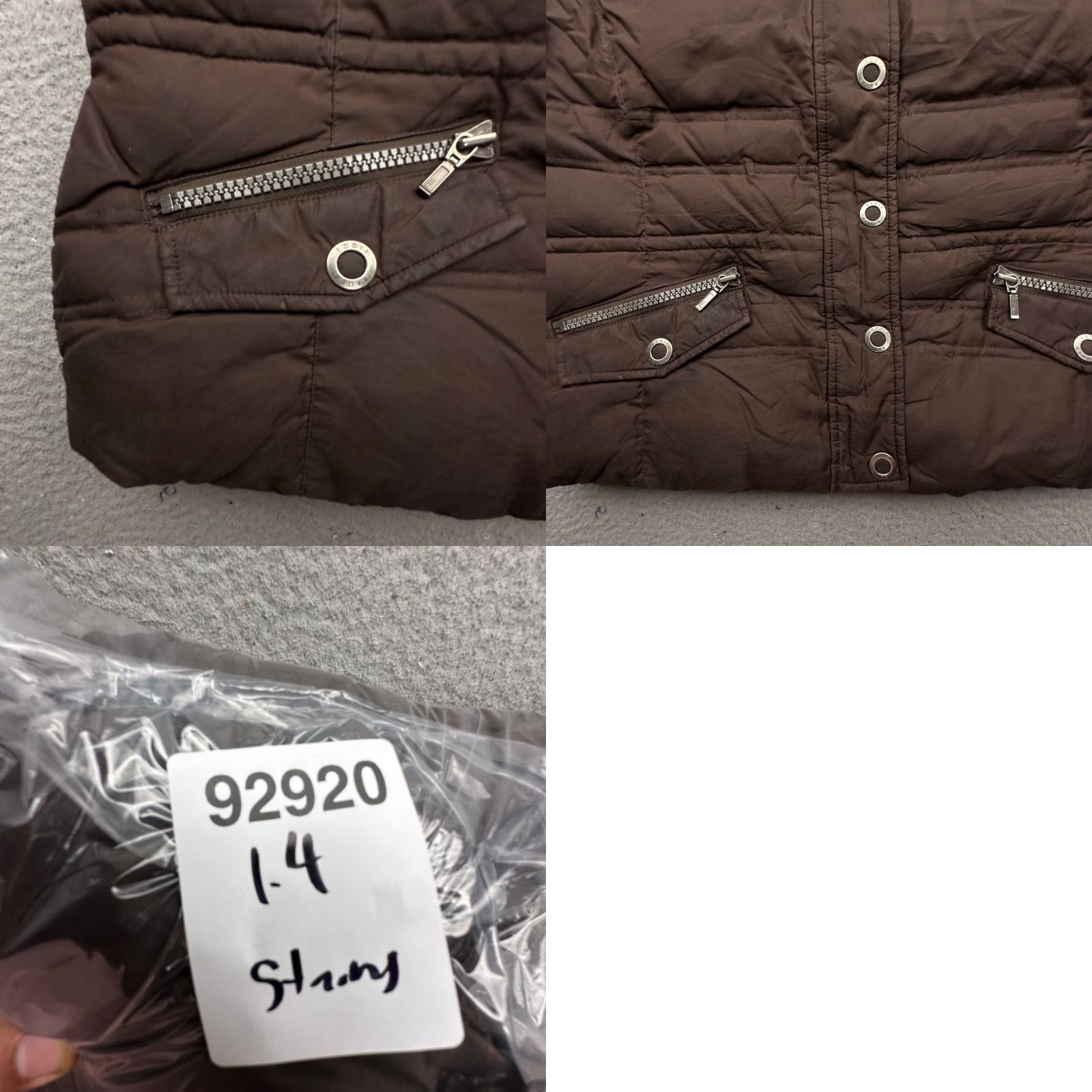 Eddie Bauer VINTAGE Eddie Bauer Goose Down Brown Vest Womens XL Full Zip Jacket 700 Fill Power Brown (Note: If not vintage, omit VINTAGE) Size XL / US 12-14 / IT 48-50 - 9 Thumbnail