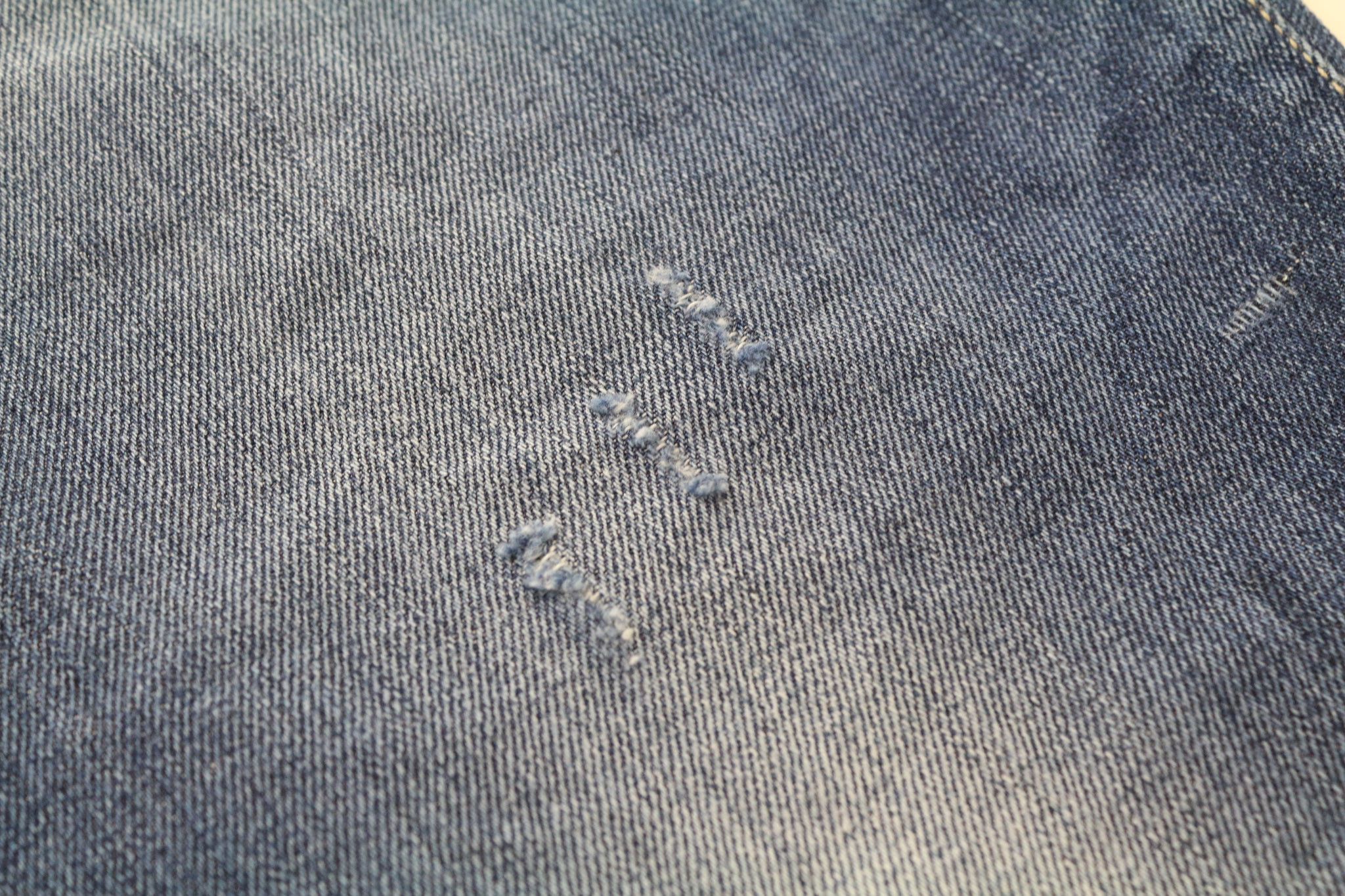 Takeshy Kurosawa TK08 W32 Blue Distressed Slim Button Jeans 75057 Size US 32 / EU 48 - 10 Thumbnail