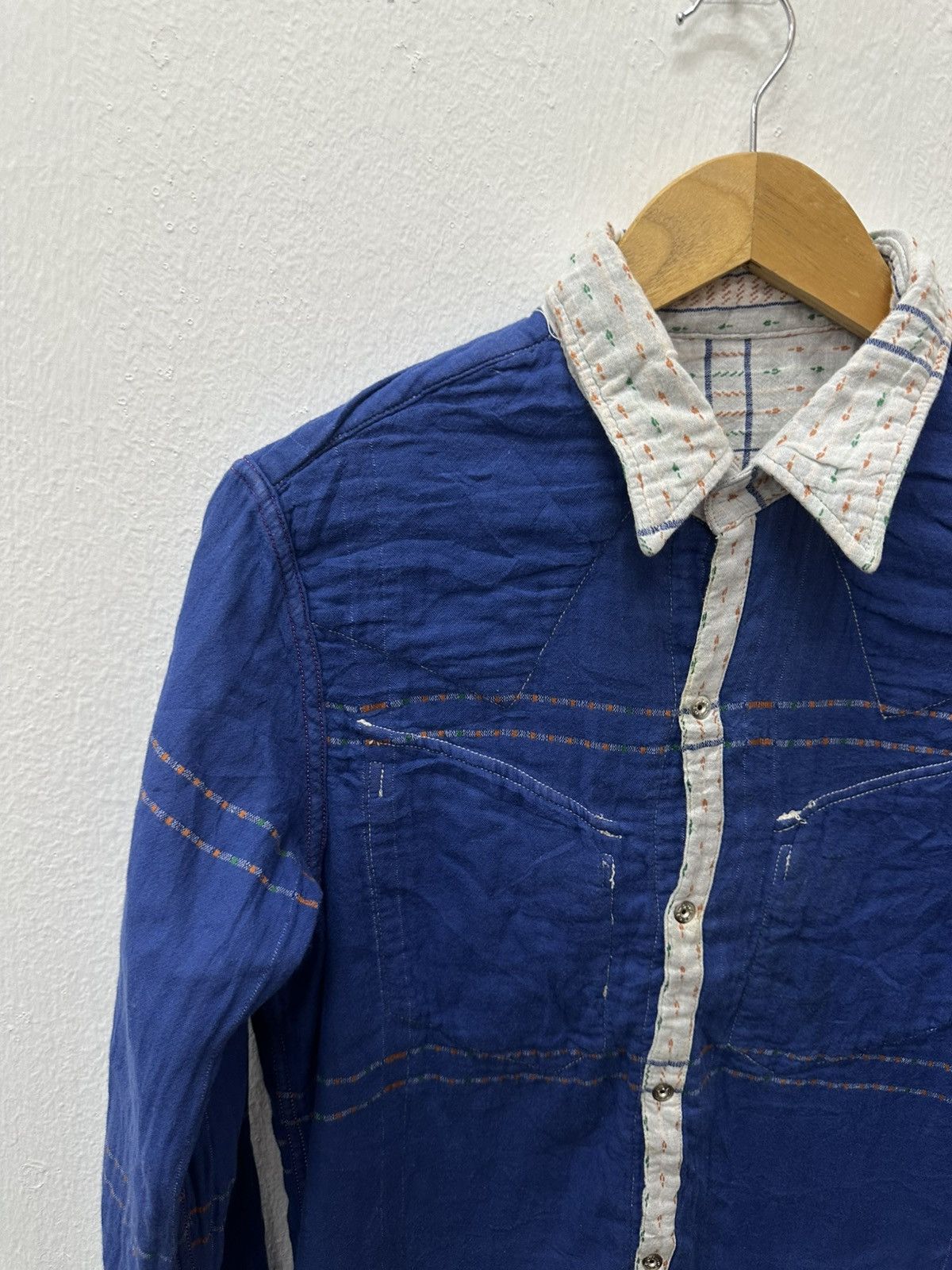 Indian Motorcycle Vintage Indian Motorcycle Western Snap Button Shirt L/S Size US M / EU 48-50 / 2 - 18 Thumbnail