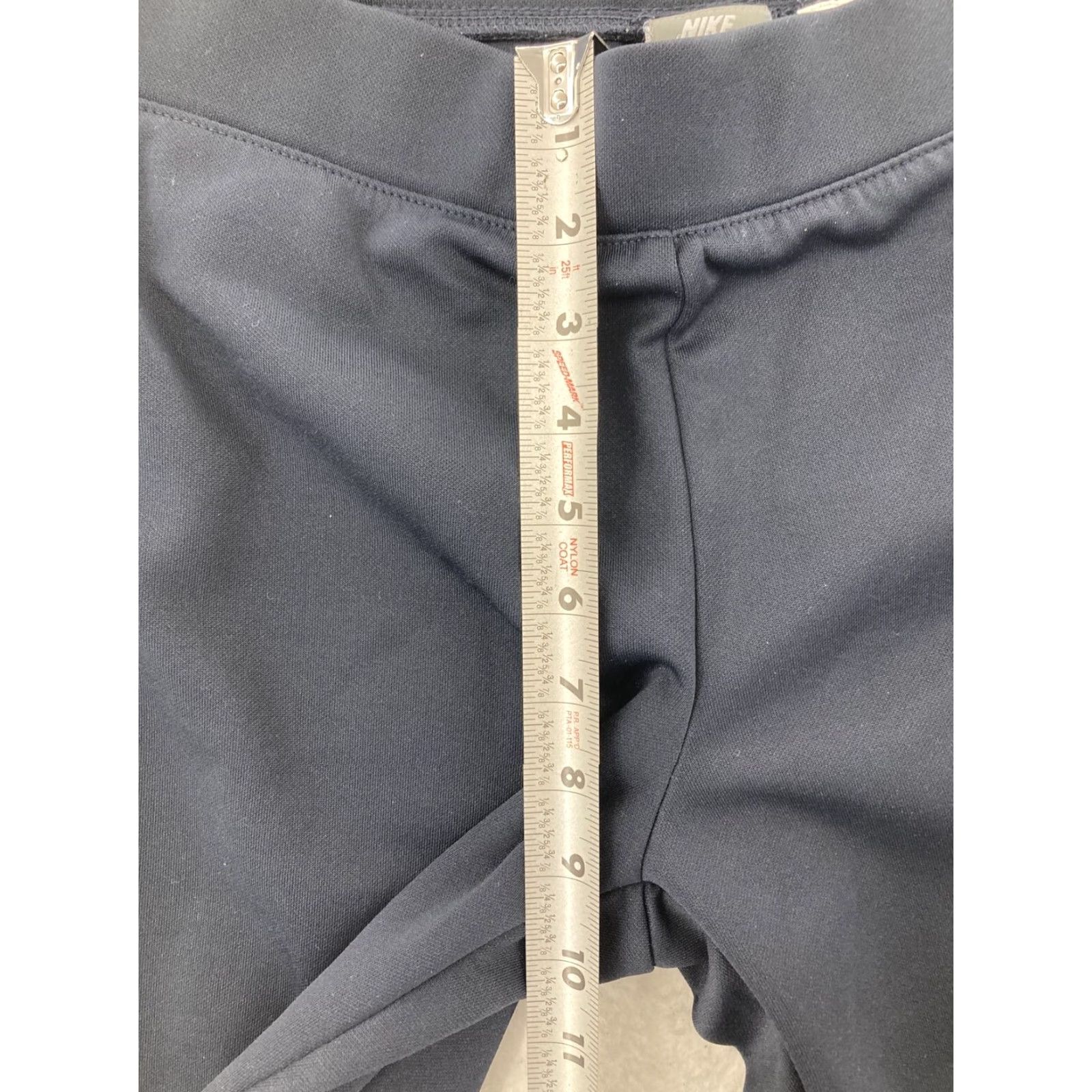 Nike Nike Women's Large Pants Navy Carpi Workout Elastic Waist Size 36" / US 14 / IT 50 - 5 Thumbnail