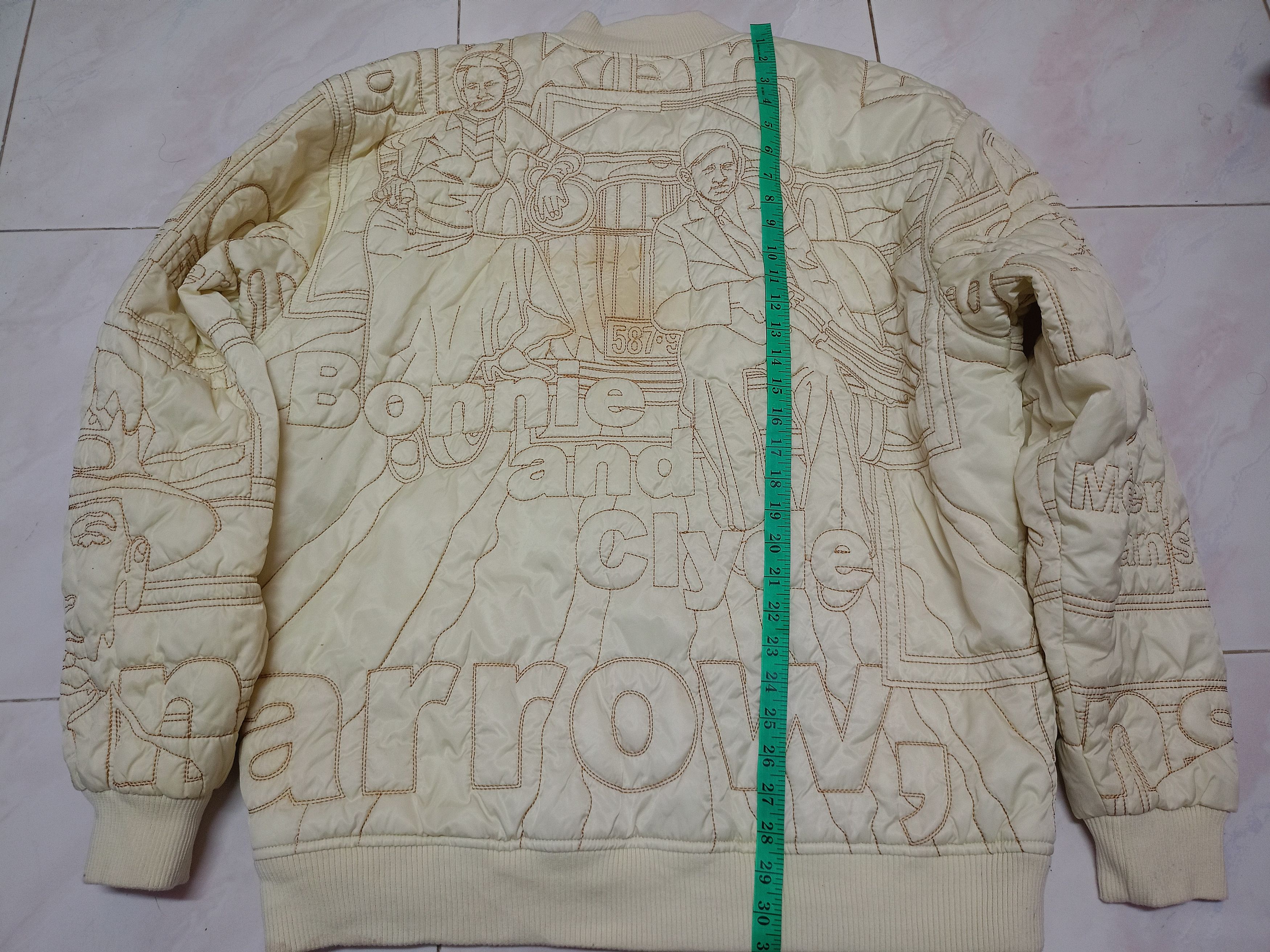 Pelle Pelle 🔥Pelle Pelle 'Gangsters' Embroidered Bomber Jacket 00's🔥 Size US XL / EU 56 / 4 - 8 Thumbnail