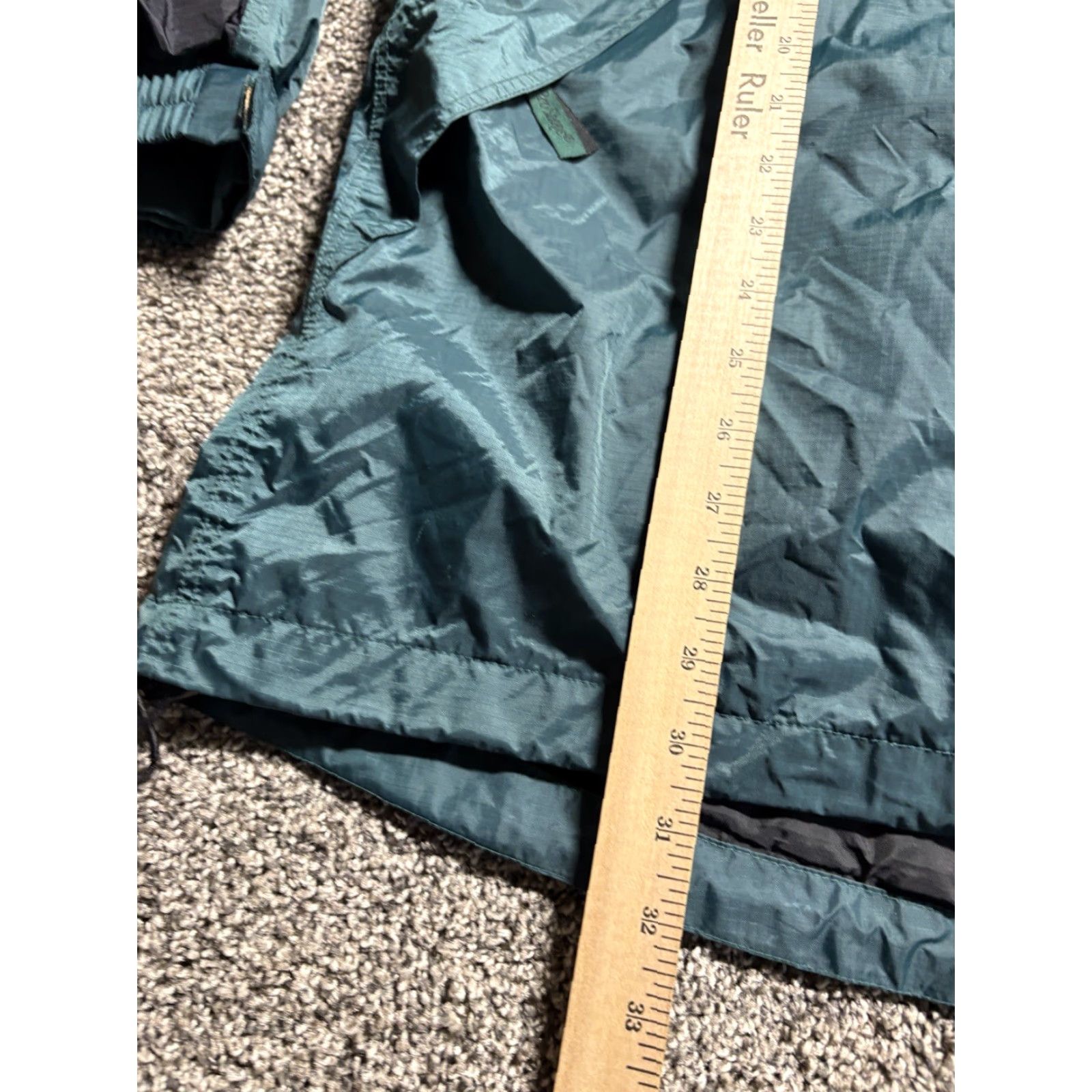 Bass Pro Shops Bass Pro Shops Jacket Mens 3XL Hooded Nylon Rain Coat Fishing Rain Coat Zip Pockets Water Resistant Weathergear Outdoor Full Zip Lined Green Nylon Size US XXL / EU 58 / 5 - 5 Thumbnail