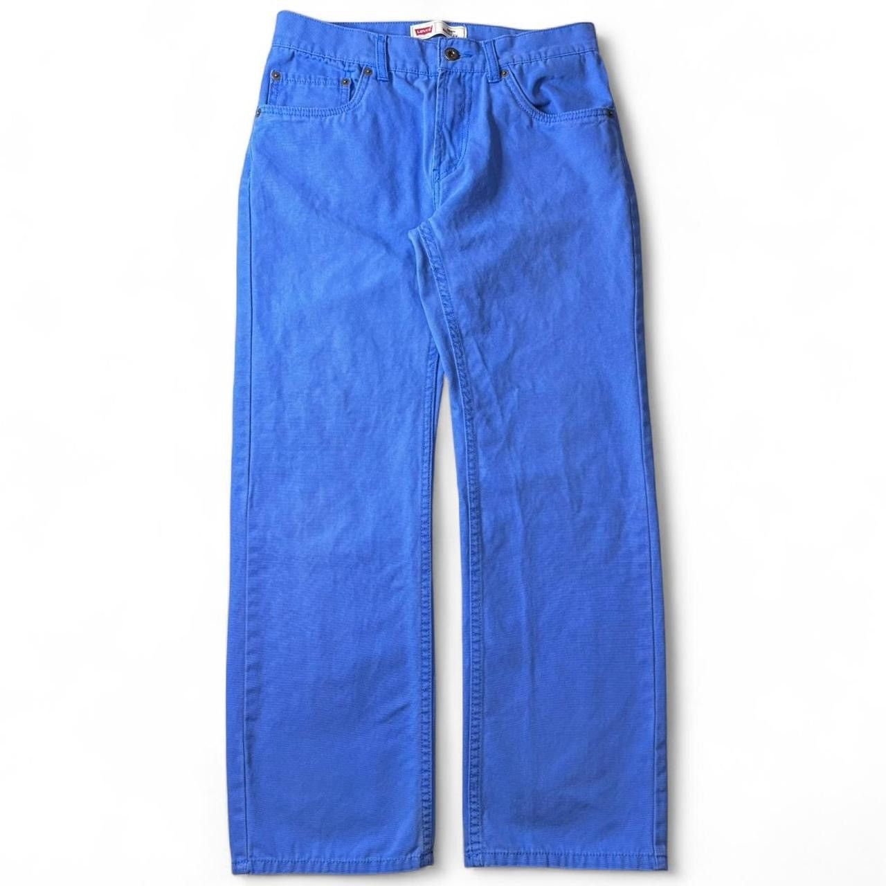 Levi's Levi's 505 Light Blue Straight Leg Chino Pants - 29x27 Size US 29 - 1 Thumbnail