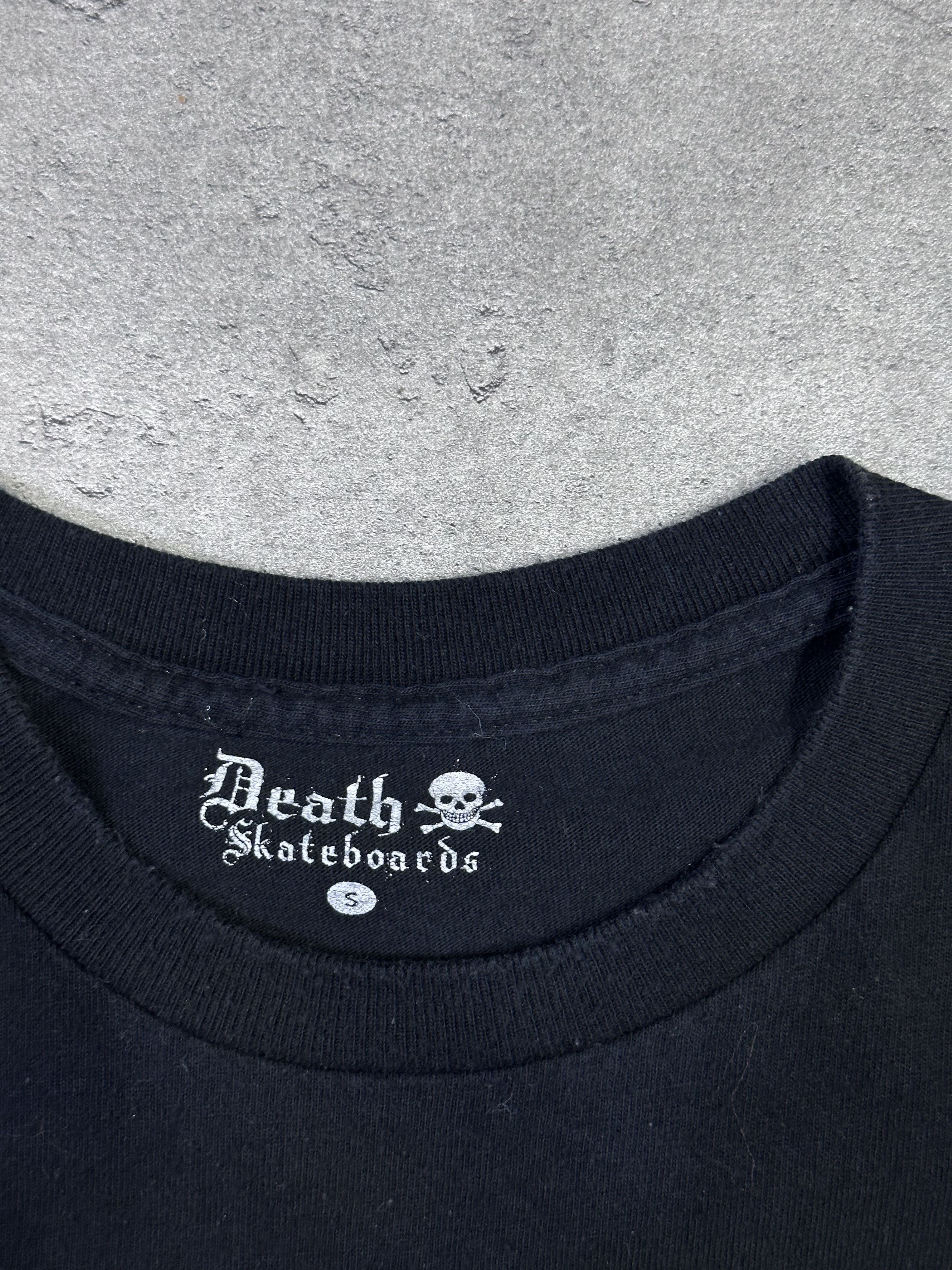 Vintage Death skateboards black tshirt skull graphic Size US S / EU 44-46 / 1 - 4 Thumbnail
