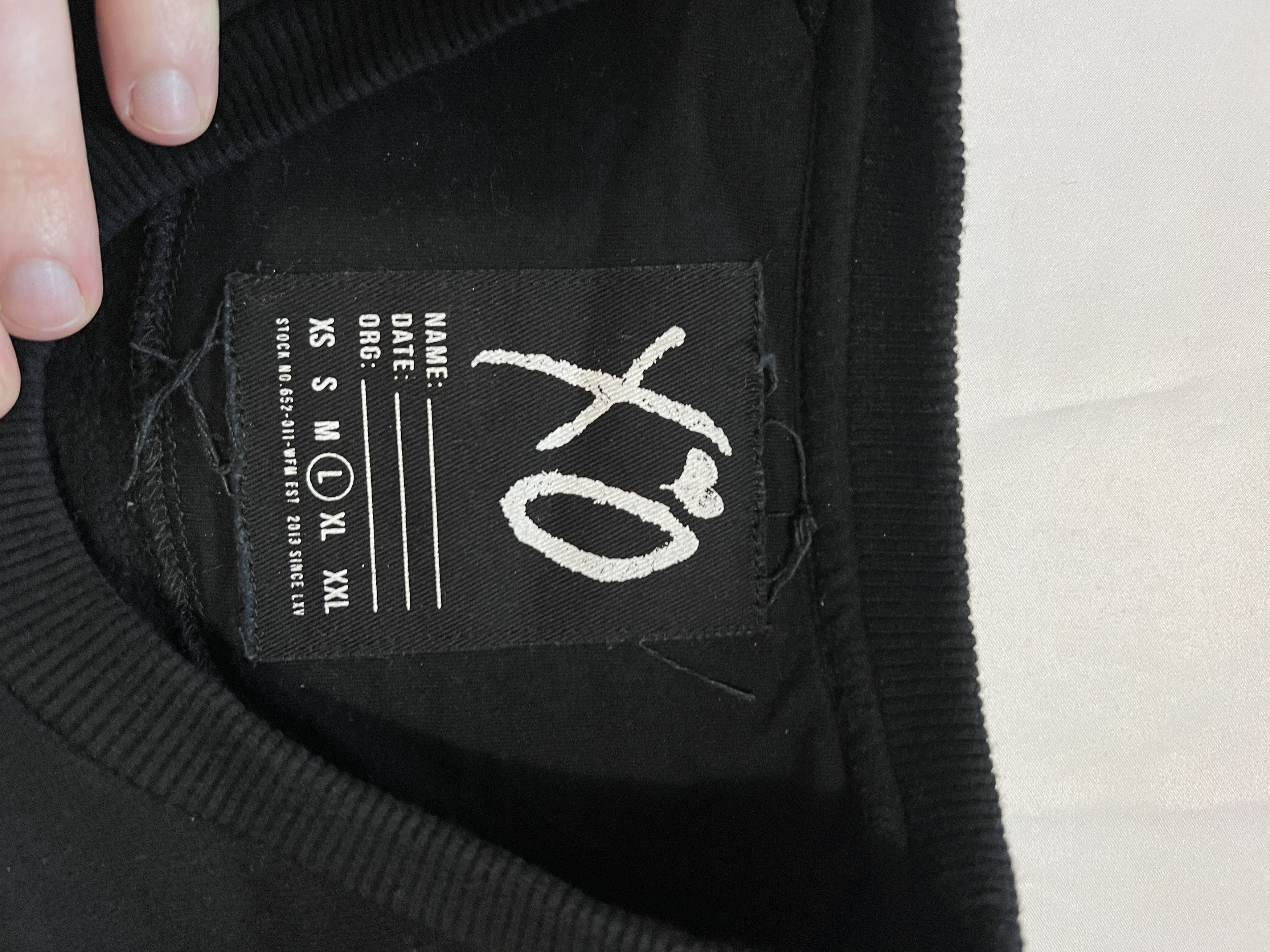 The Weeknd The Weeknd XO Black Crewneck 2015 XOTWOD Embroidered Size US L / EU 52-54 / 3 - 3 Thumbnail