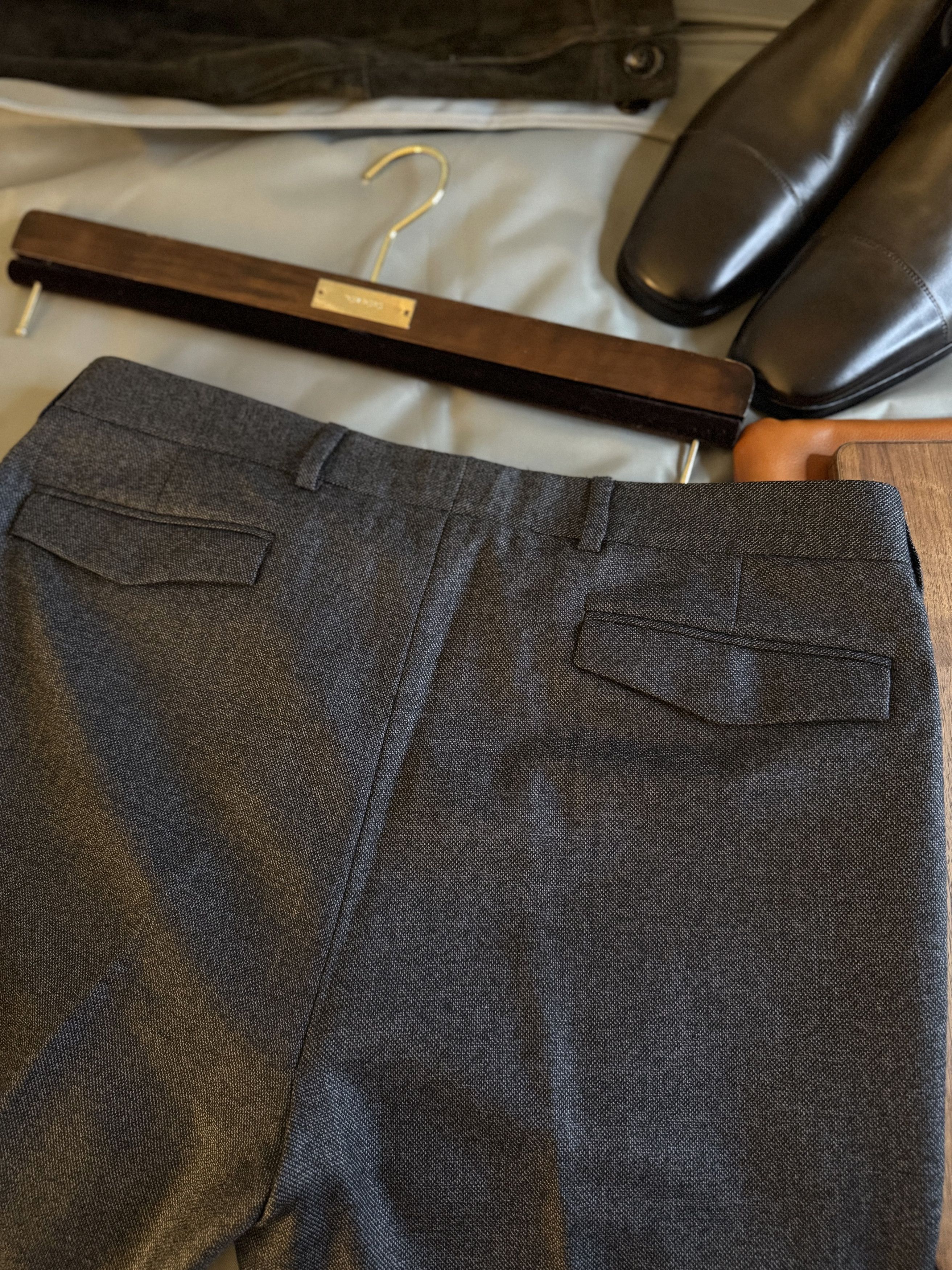 Dior Best Dressed Rare $2,300 w/tax DIOR Textured Grey Trousers Size US 34 / EU 50 - 13 Thumbnail