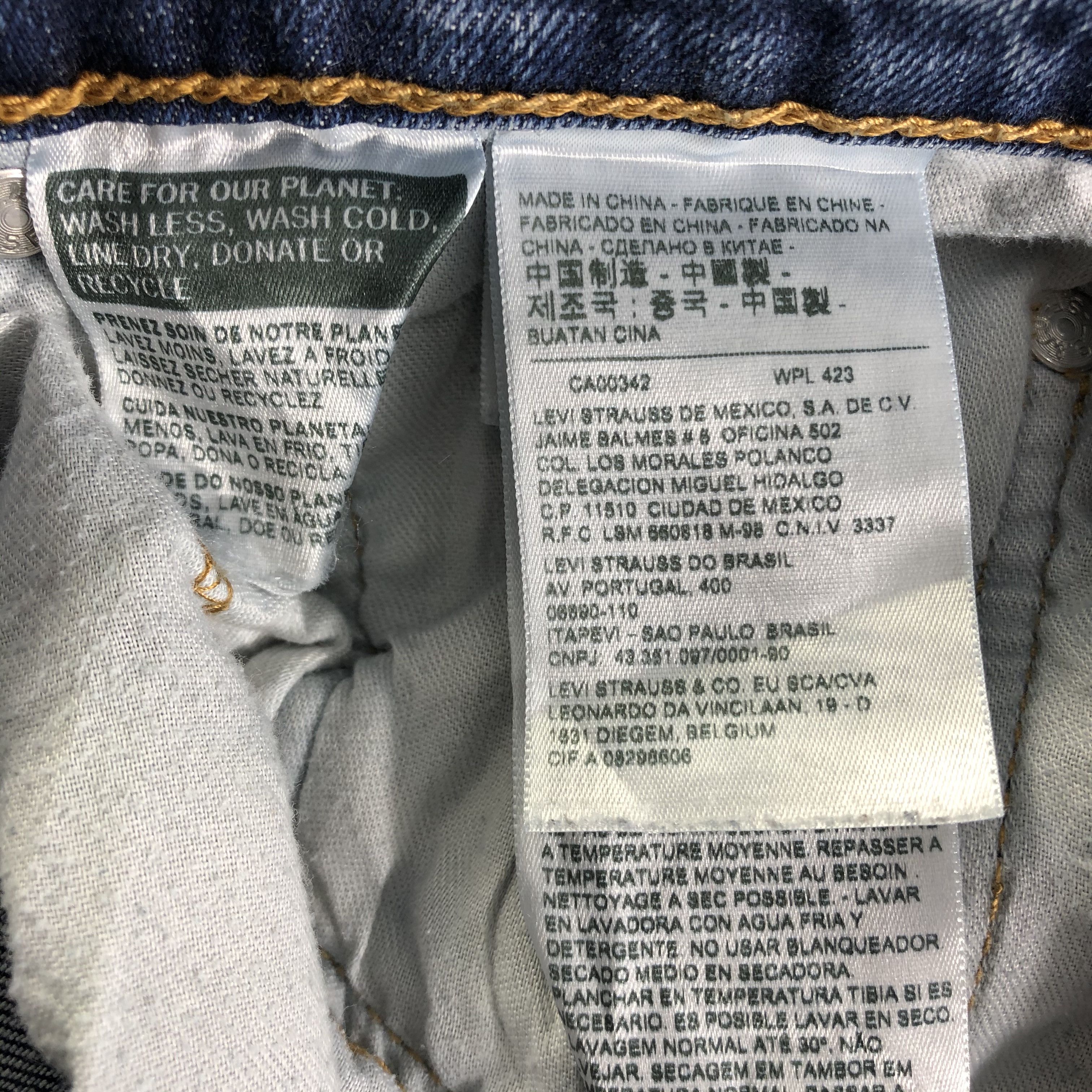 Levi's Vintage Blue Wash Levis 512 Jeans-J3695 Size US 31 - 10 Thumbnail