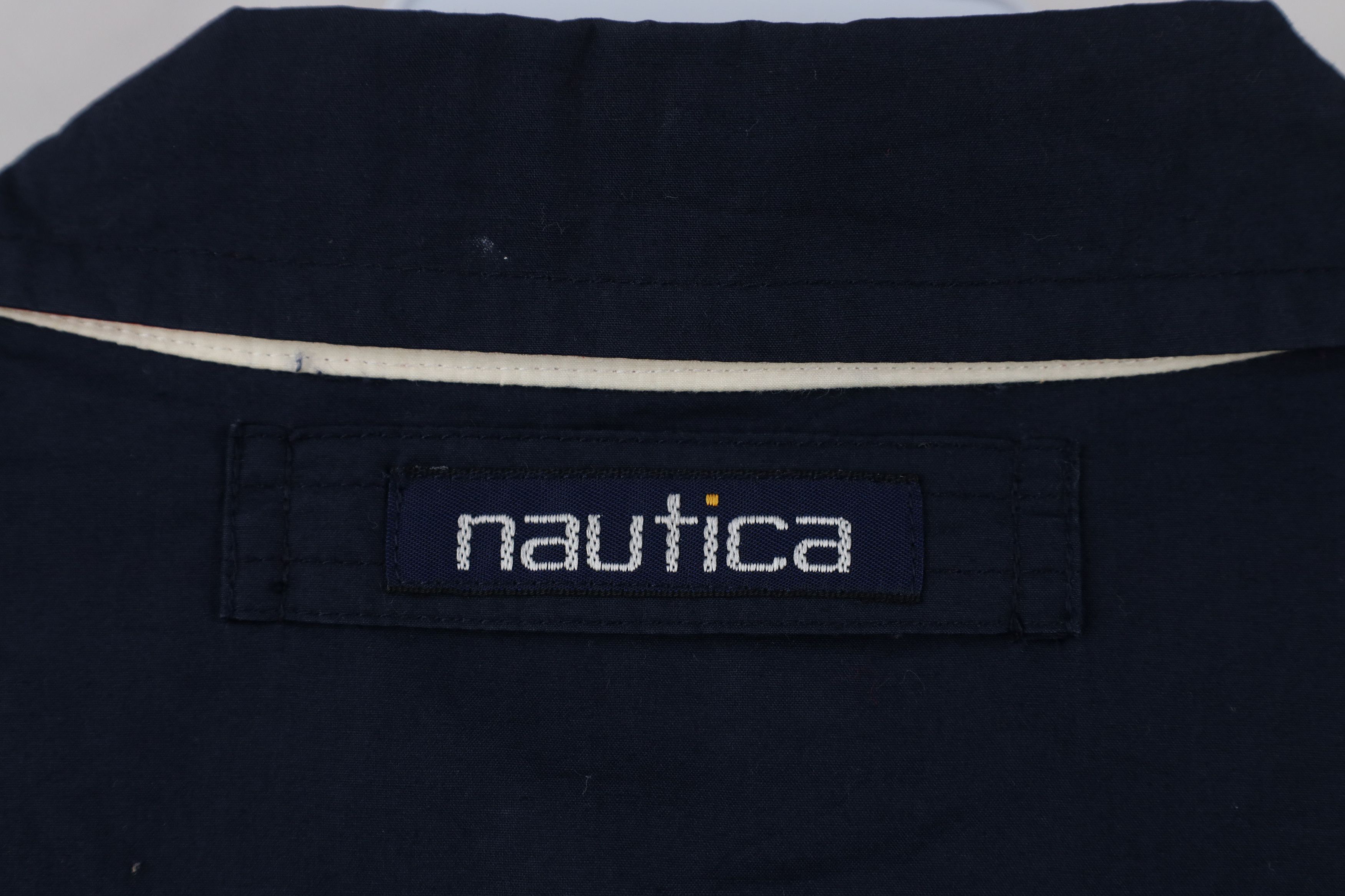 Nautica × Vintage Vintage 90s Nautica Distressed Spell Sailing Bomber Jacket Size US M / EU 48-50 / 2 - 15 Thumbnail