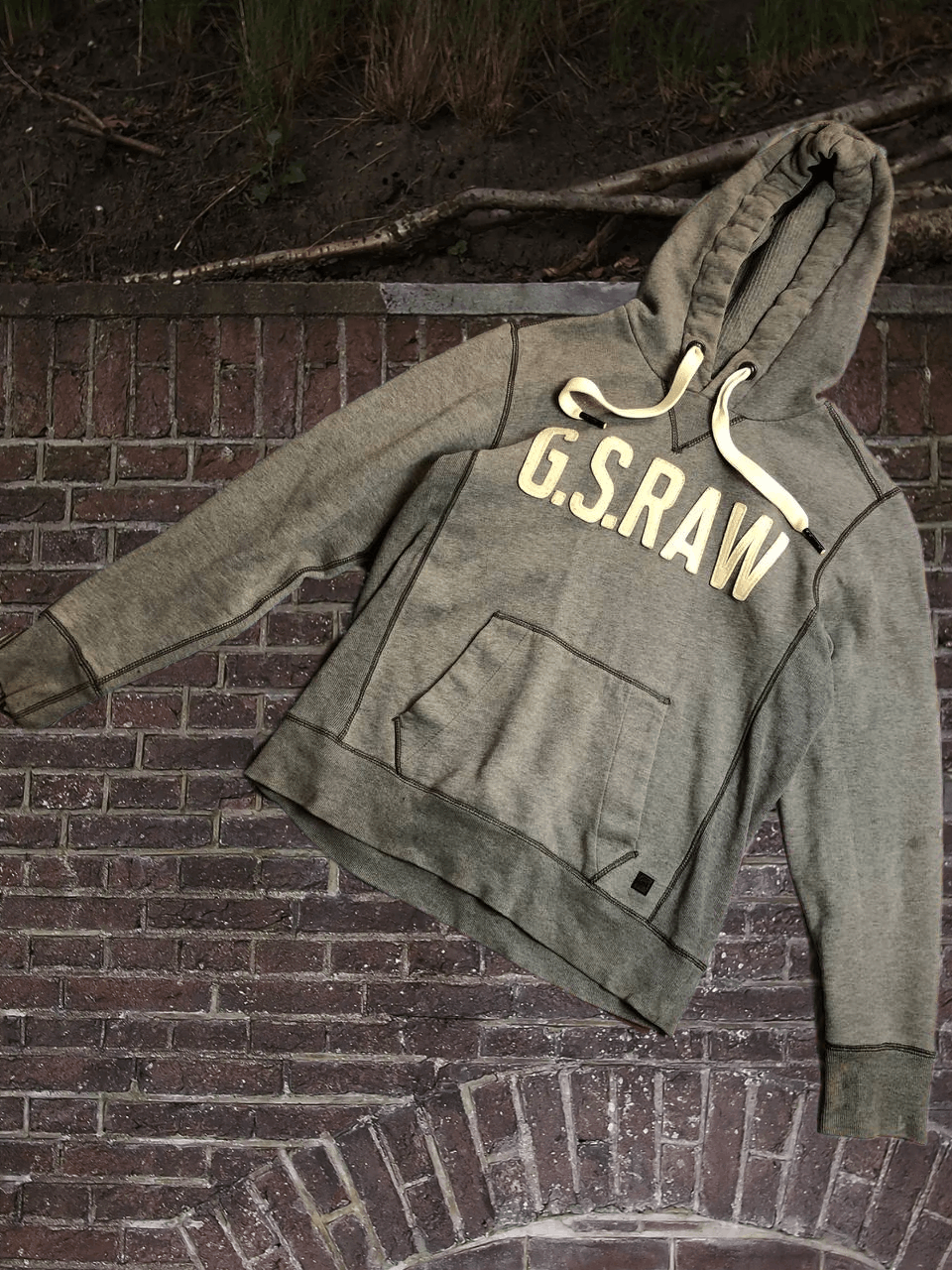 G-Star G STAR RAW BIGLOGO EMBROIDERED FIRE HOODIE Size US L / EU 52-54 / 3 - 1 Thumbnail