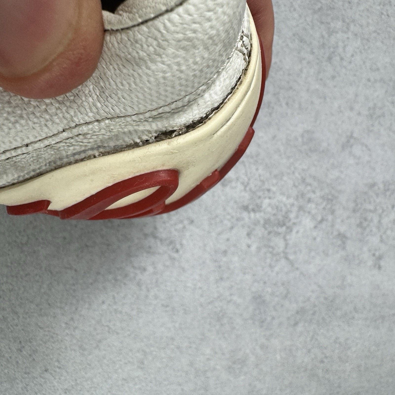 Gucci Gucci Sneakers GG Logo Monogram Stripe Leather White Y2K Size US 6 / IT 36 - 15 Thumbnail