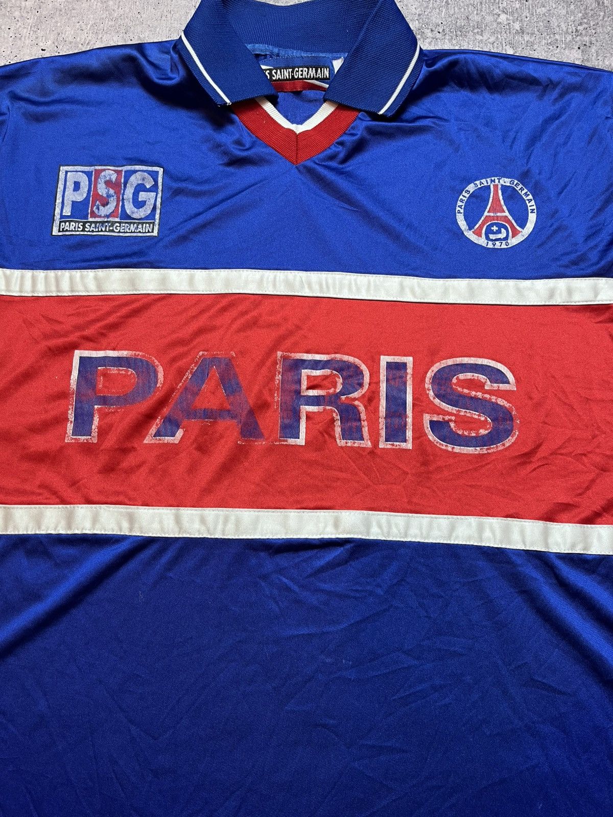 Vintage Vintage Paris Saint Germain PSG Merchandise Jersey Size XL Size US XL / EU 56 / 4 - 4 Thumbnail