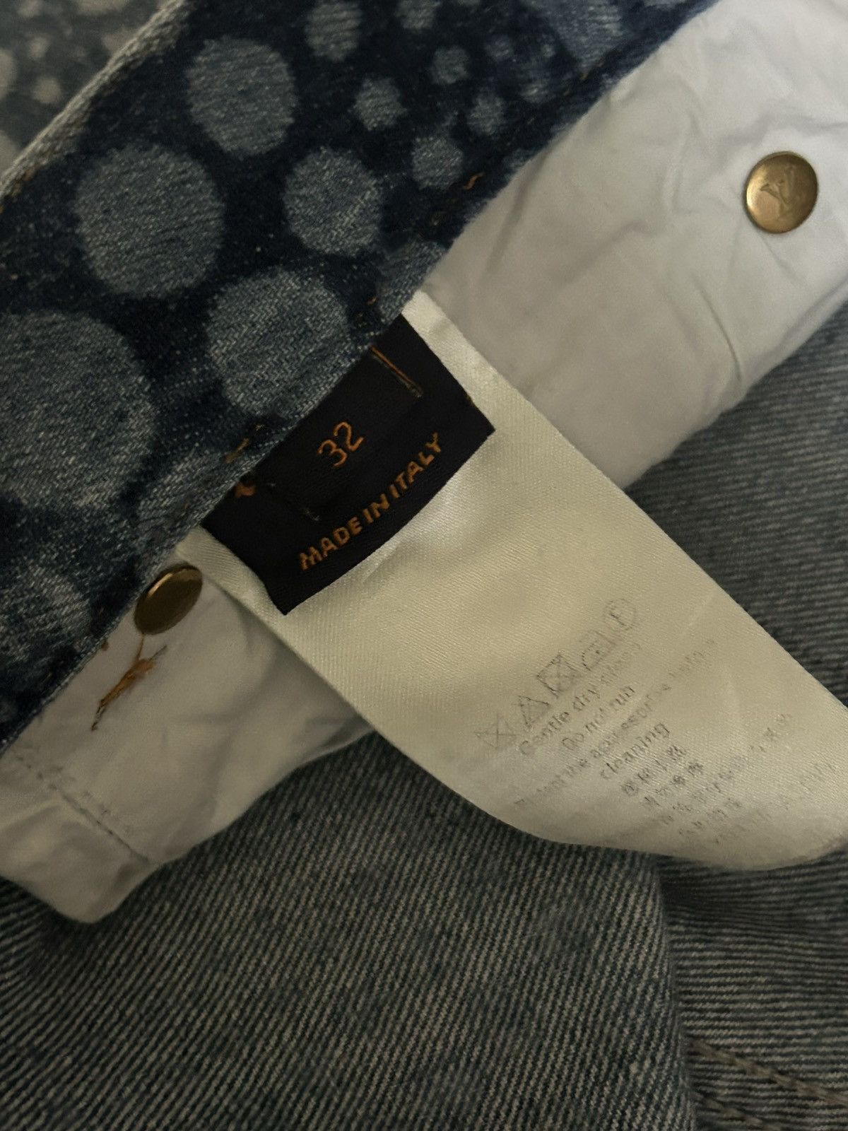 Yayoi Kusama Louis Vuitton Yayoi Kusama 23AW Allover Pumpkin Denim Size US 32 / EU 48 - 6 Thumbnail