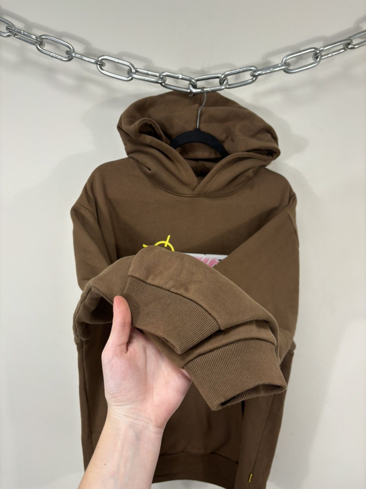 Golf Wang Golf Wang Crisis Logo Y2K Men’s Hype Brown Hoodie Size US XL / EU 56 / 4 - 7 Thumbnail