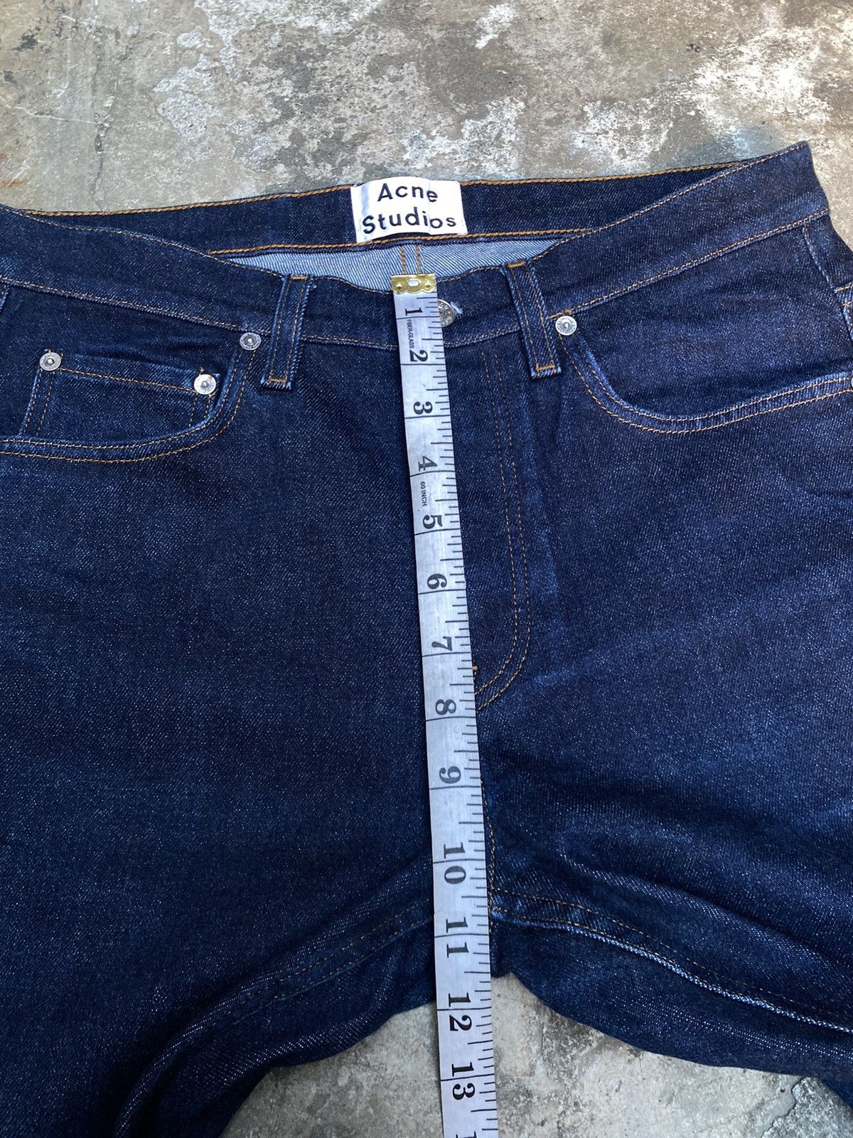 Acne Studios Acne Studios Deep Blue Ankle Jeans Size US 31 - 8 Thumbnail