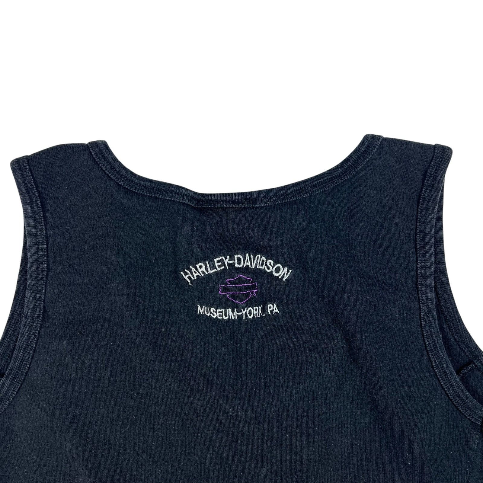 Harley Davidson × Vintage Vintage Y2K Harley Davidson Femme biker baby style tank top Size L / US 10 / IT 46 - 8 Thumbnail