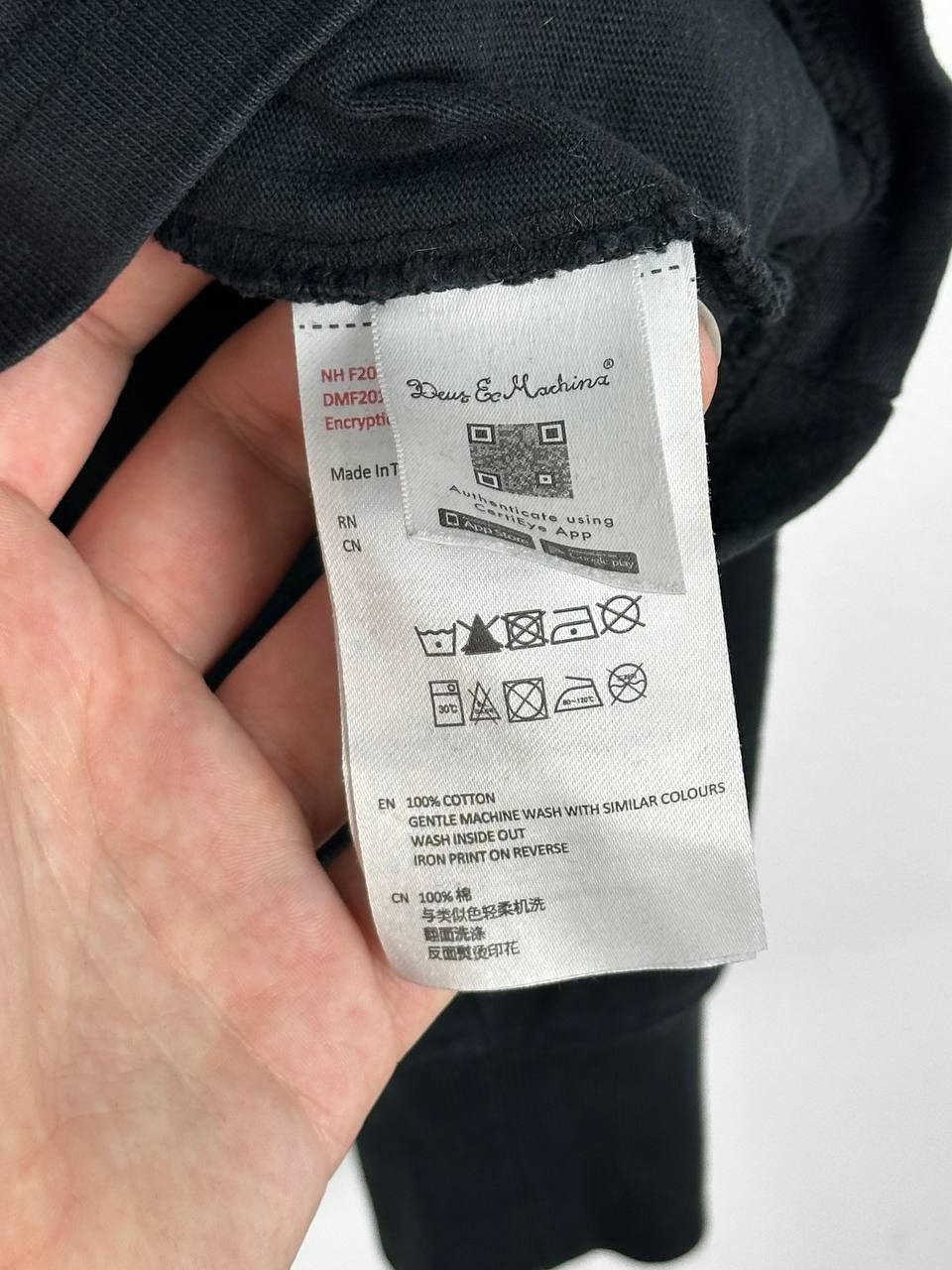 Deus Ex Machina Deus Ex Records Machina Encryption Longsleeve T Shirt Size US L / EU 52-54 / 3 - 8 Thumbnail