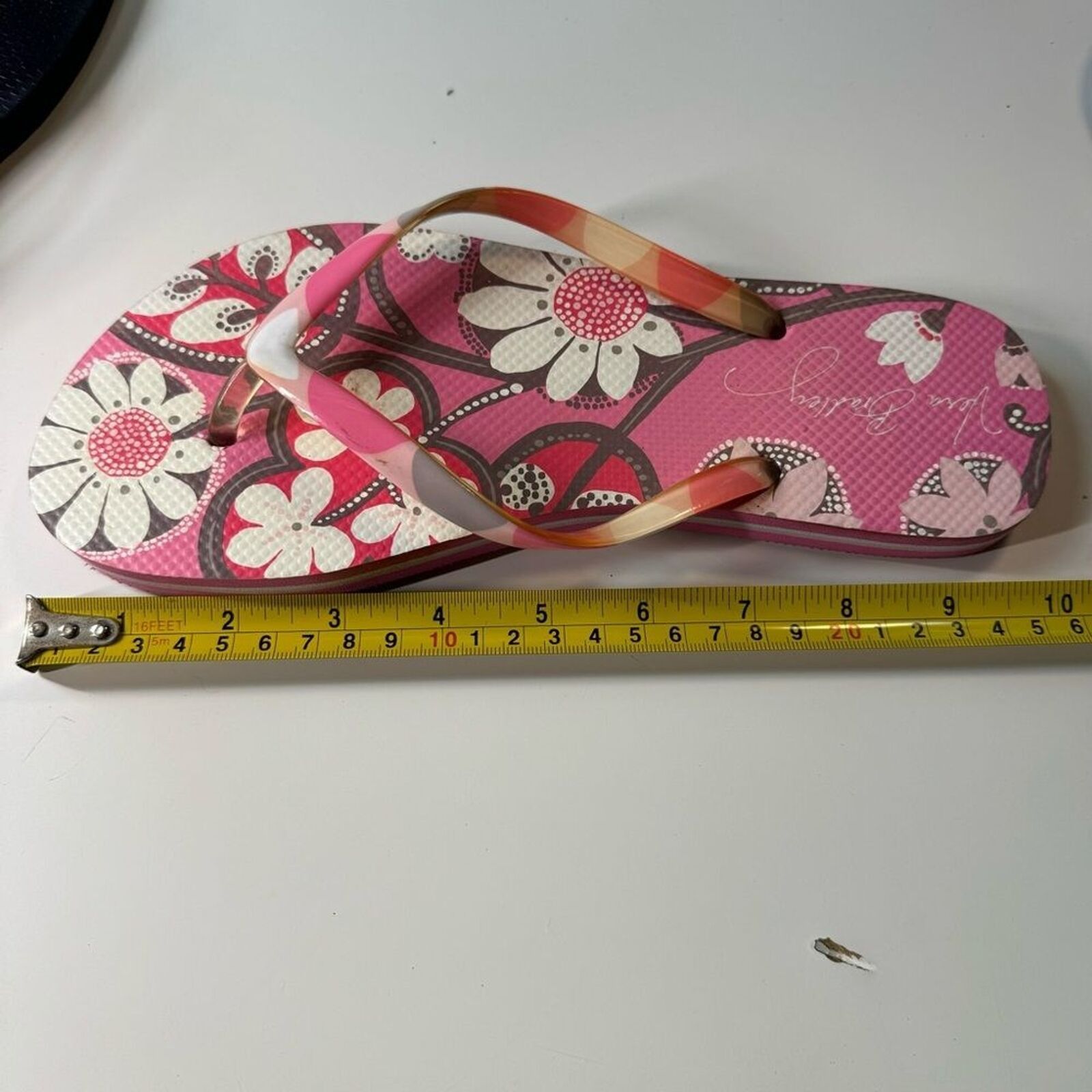 Vera Bradley Vera Bradley Floral Flip Flops Size 7/8 Size US 7 / IT 37 - 8 Thumbnail