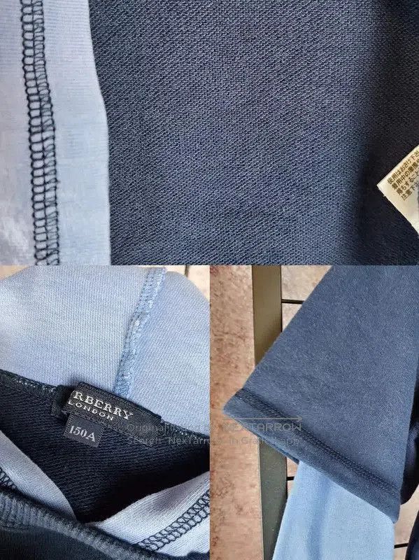 Burberry Burberry Spring Autumn Navy Logo Hoodie. Size S / US 4 / IT 40 - 6 Thumbnail