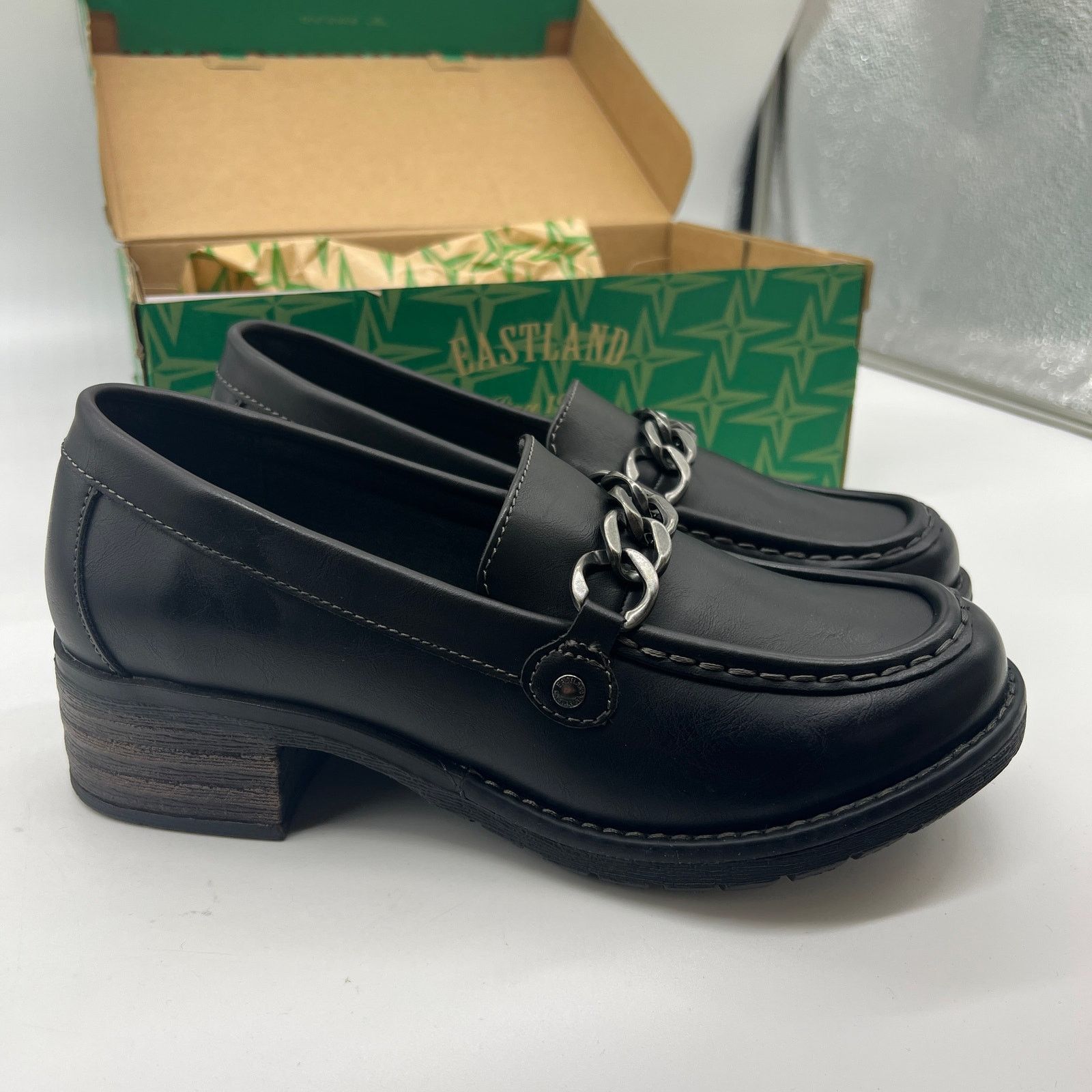 Other Eastland Women's Nora Slip On Loafer Black Size 7 Wide Size US 7 / IT 37 - 4 Thumbnail