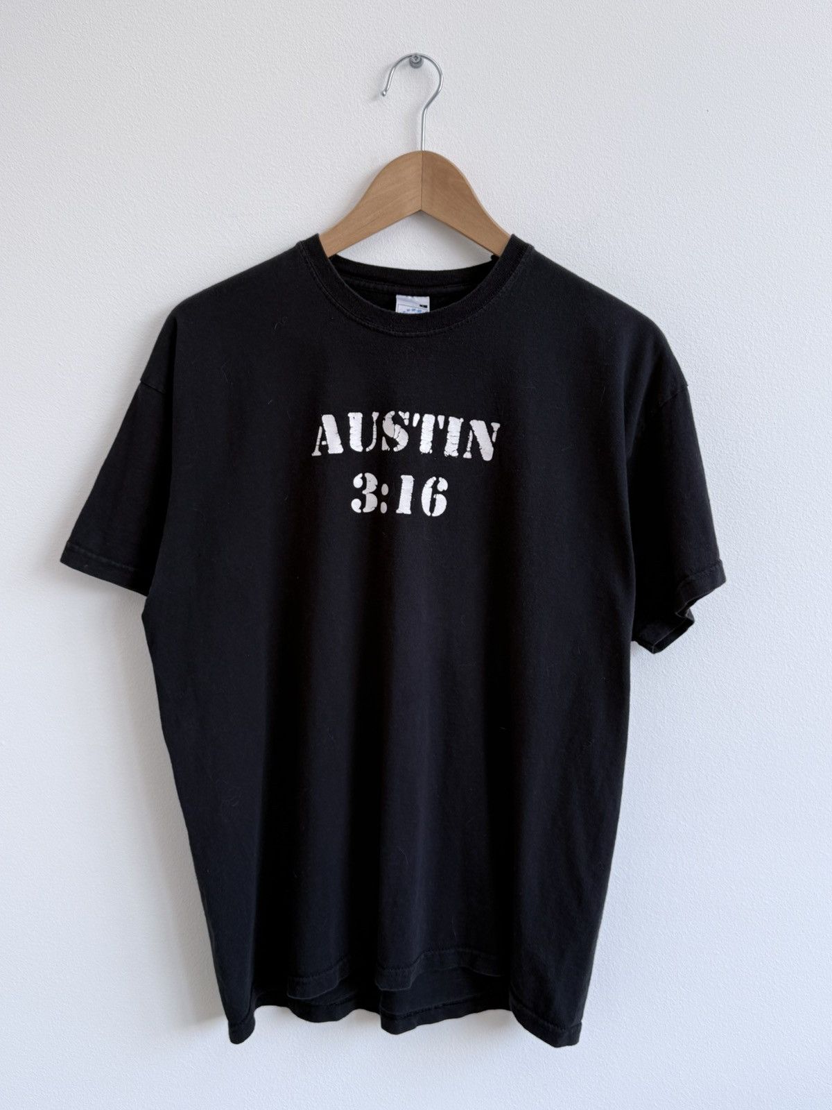 WWF Vintage 90s Austin 3:16 WWF Steve Austin T-Shirt Size US L / EU 52-54 / 3 - 1 Thumbnail