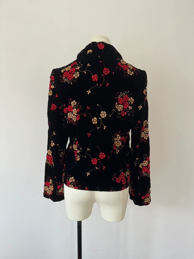 Comme des Garcons CDG Velvet Embroidered Outerwear. Size US L / EU 52-54 / 3 - 7 Thumbnail
