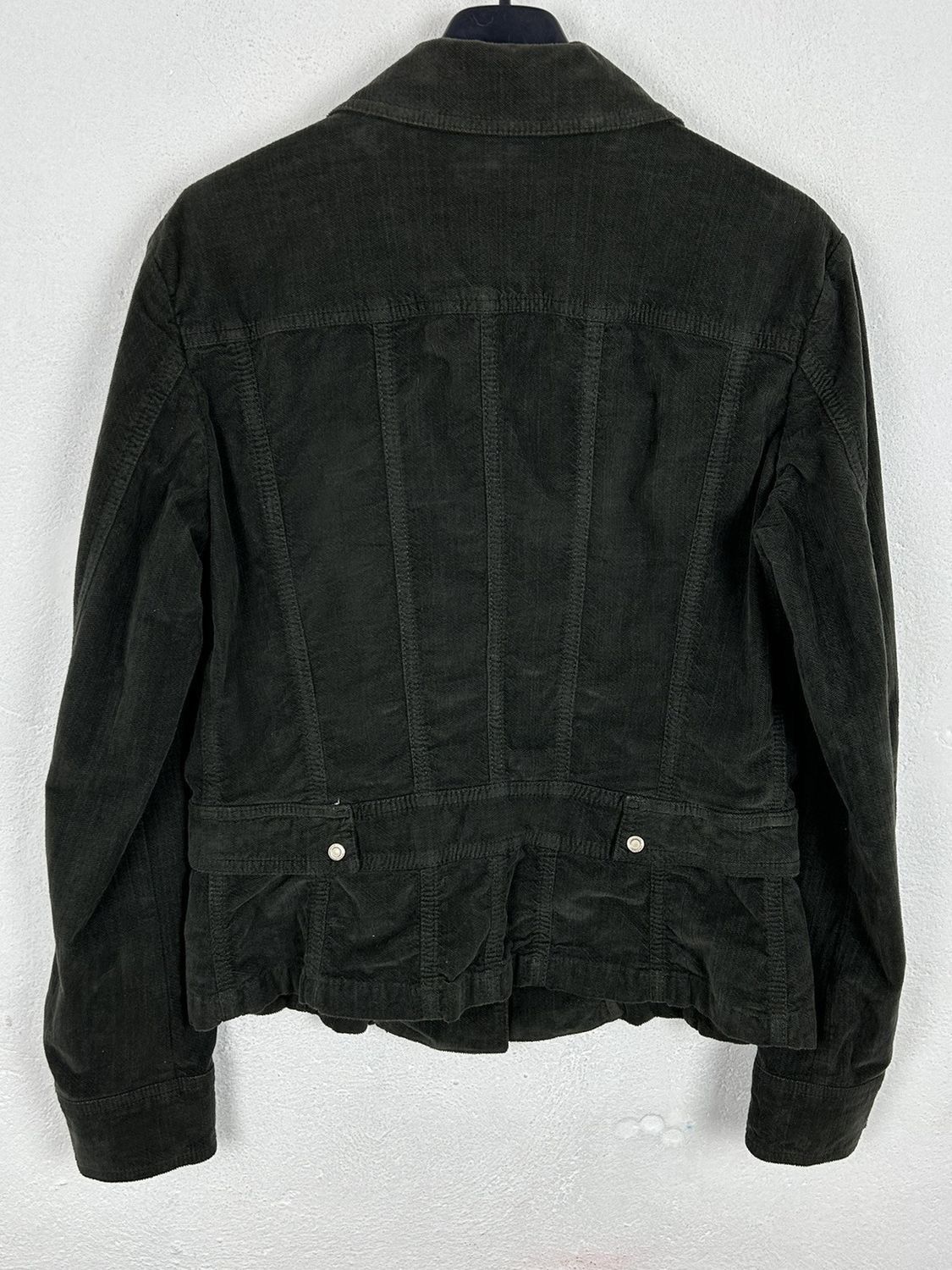 Trussardi Trussardi Jeans Soft Velour Denim Style Button-Up Jacket Size M / US 6-8 / IT 42-44 - 5 Thumbnail
