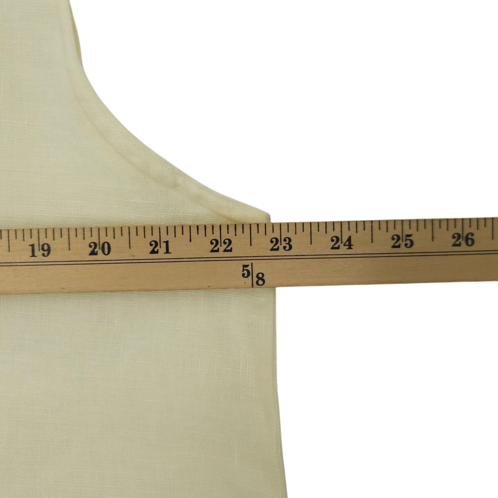 Other What's Up Linen Tank Top Shirt Womens L Ivory Sleeveless Size L / US 10 / IT 46 - 7 Thumbnail