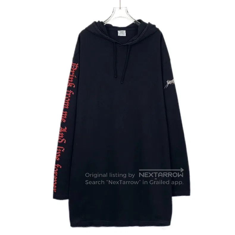 Vetements Vetements Color Letter Printed Hooded Long-Sleeve Cotton H Size US L / EU 52-54 / 3 - 1 Thumbnail