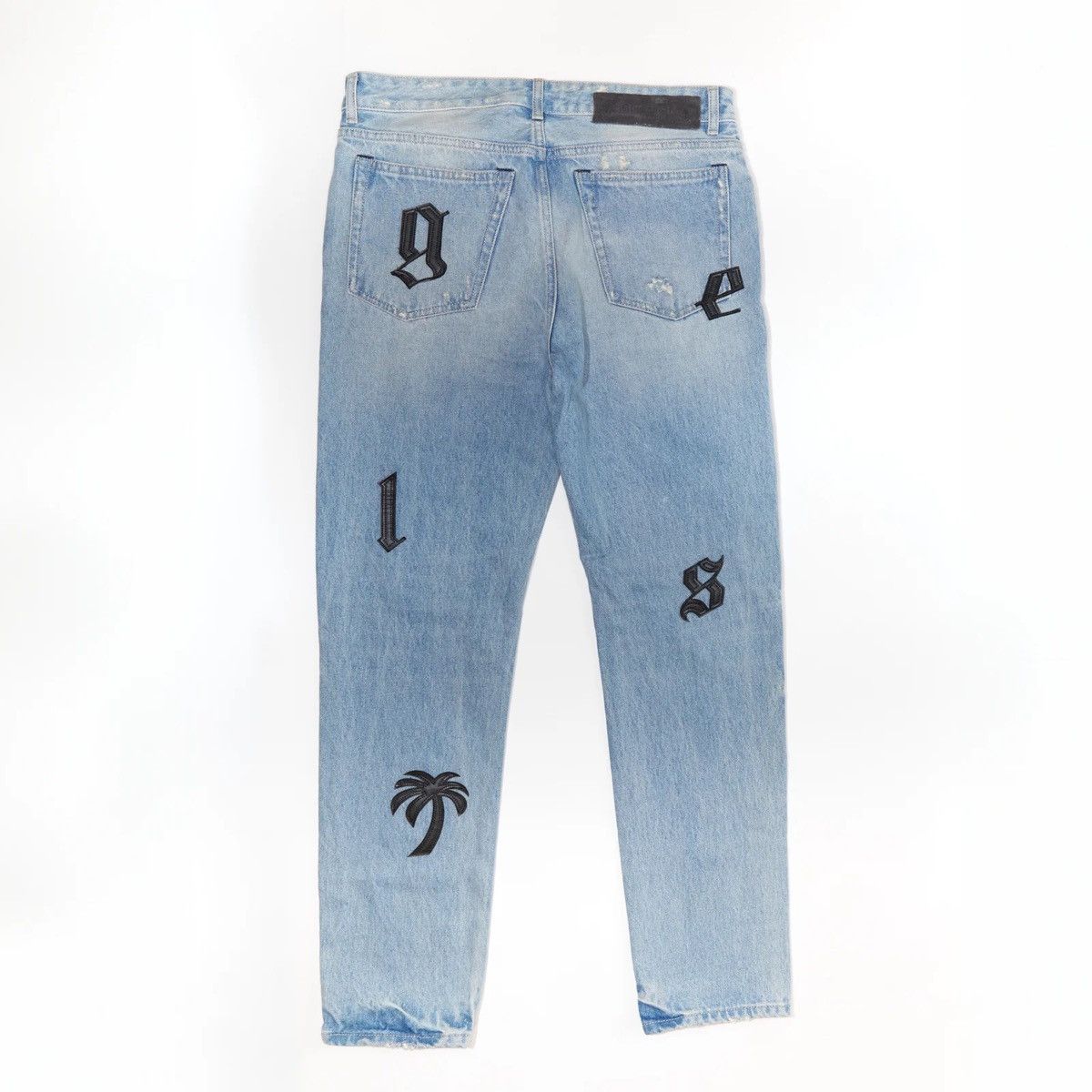 Palm Angels PALM ANGELS LOGO PATCHES JEANS Size US 34 / EU 50 - 2 Thumbnail