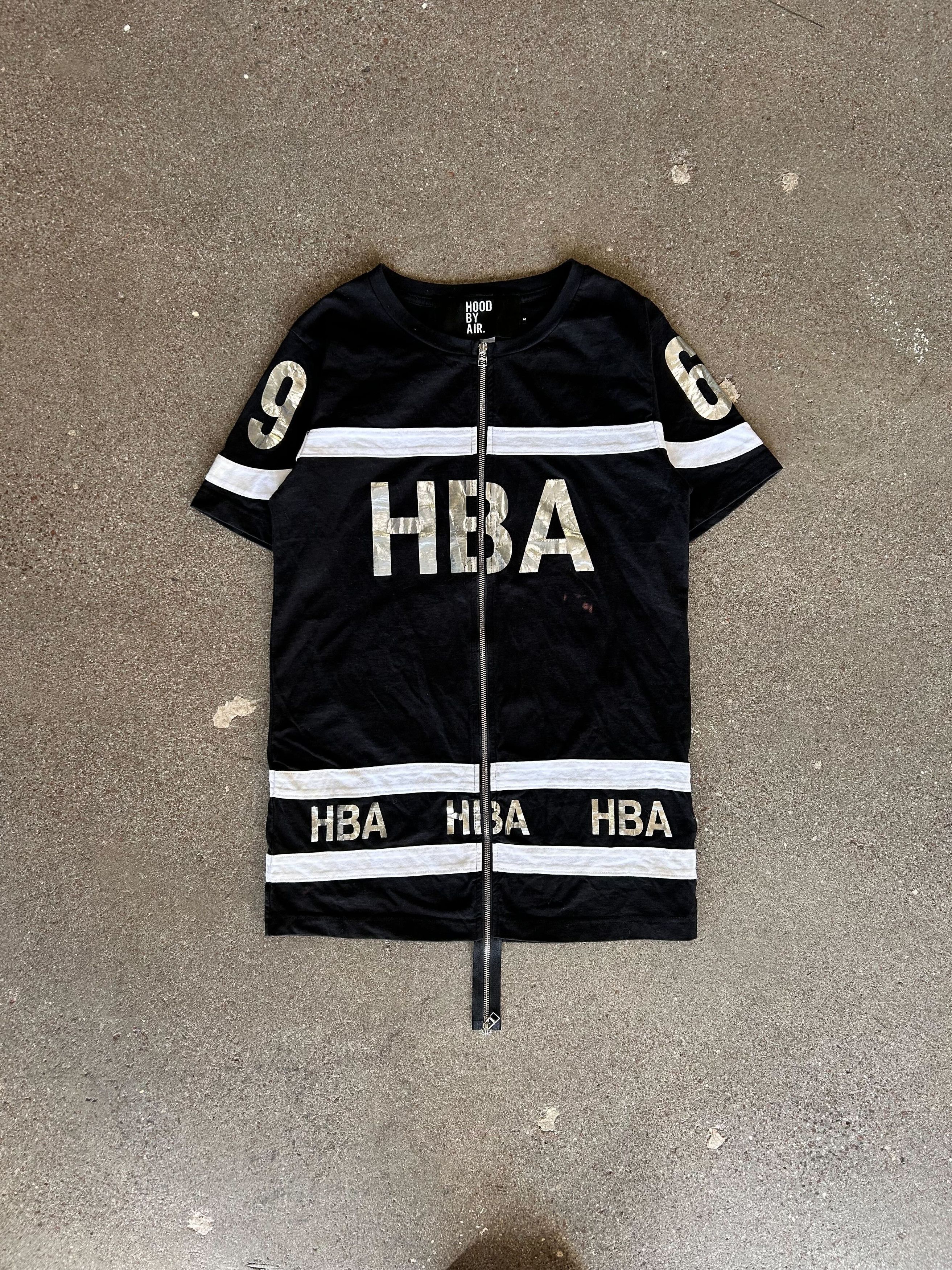 Hood By Air ストライプ Tシャツ 69 Hood By Air 69 Zip T-Shirt | Grailed