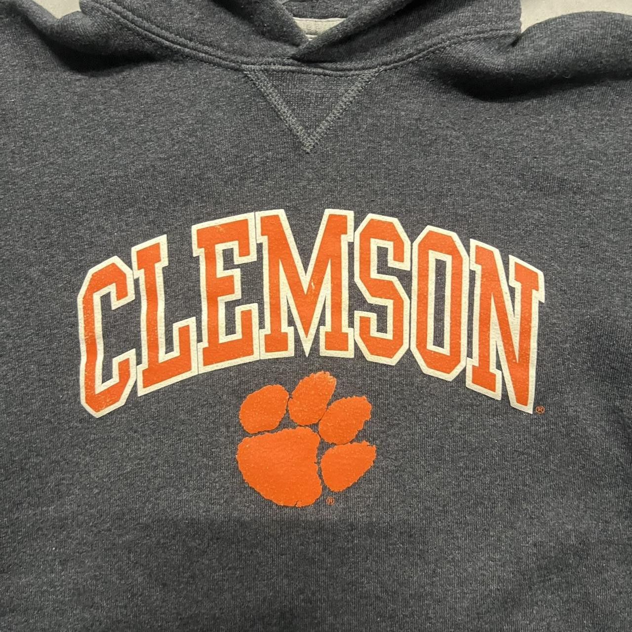 Russell Athletic × Vintage Vintage Y2K Clemson University Tigers Russell Hoodie Size US S / EU 44-46 / 1 - 2 Thumbnail