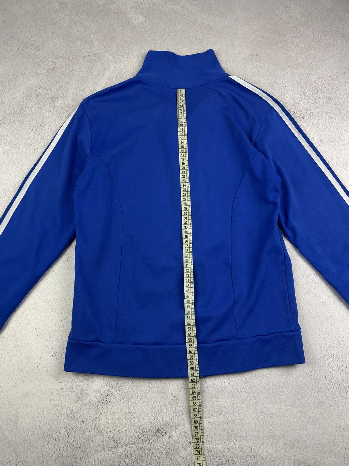 Adidas Vintage Adidas 80s 90s Made in Hong Kong Blue Track Jacket Size US M / EU 48-50 / 2 - 15 Thumbnail